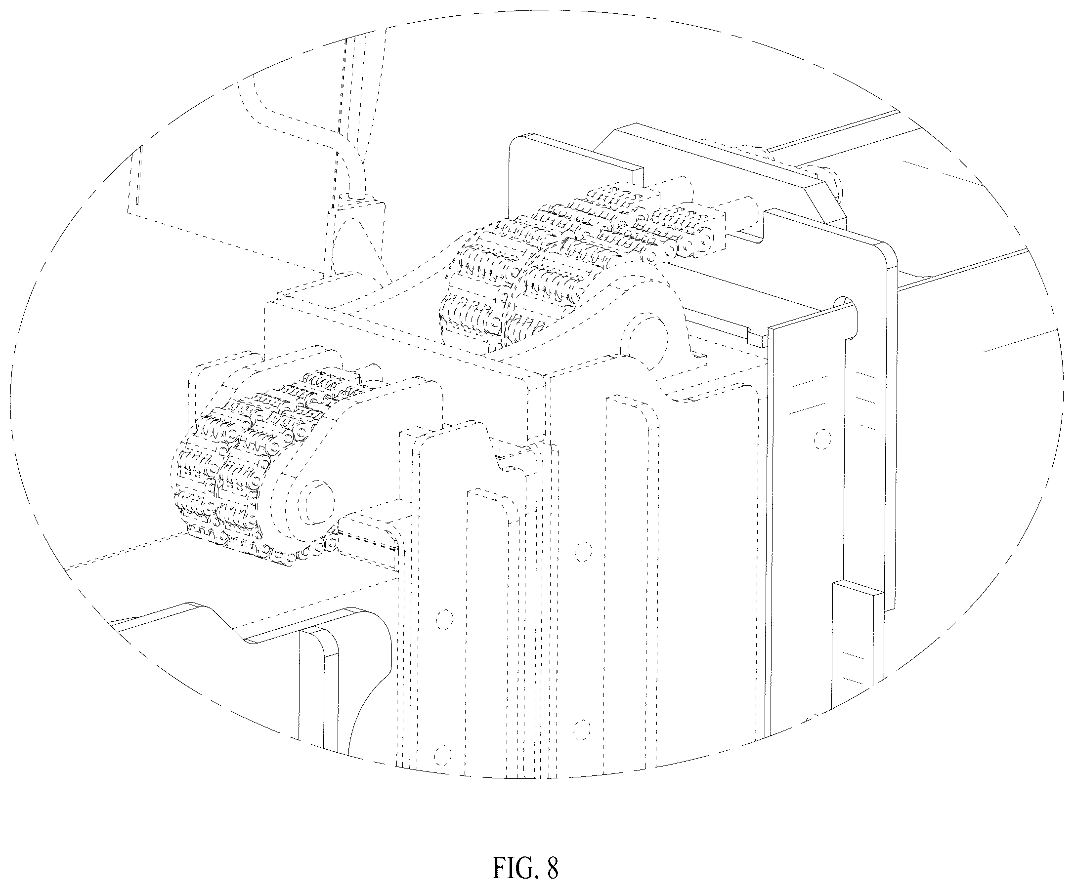 Patent USD1101346 Figure 8 – Forklift