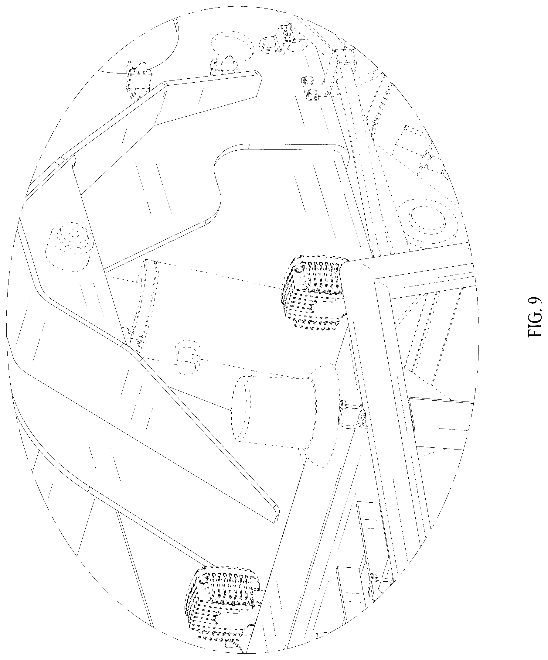 Patent USD1101346 Figure 9 – Forklift