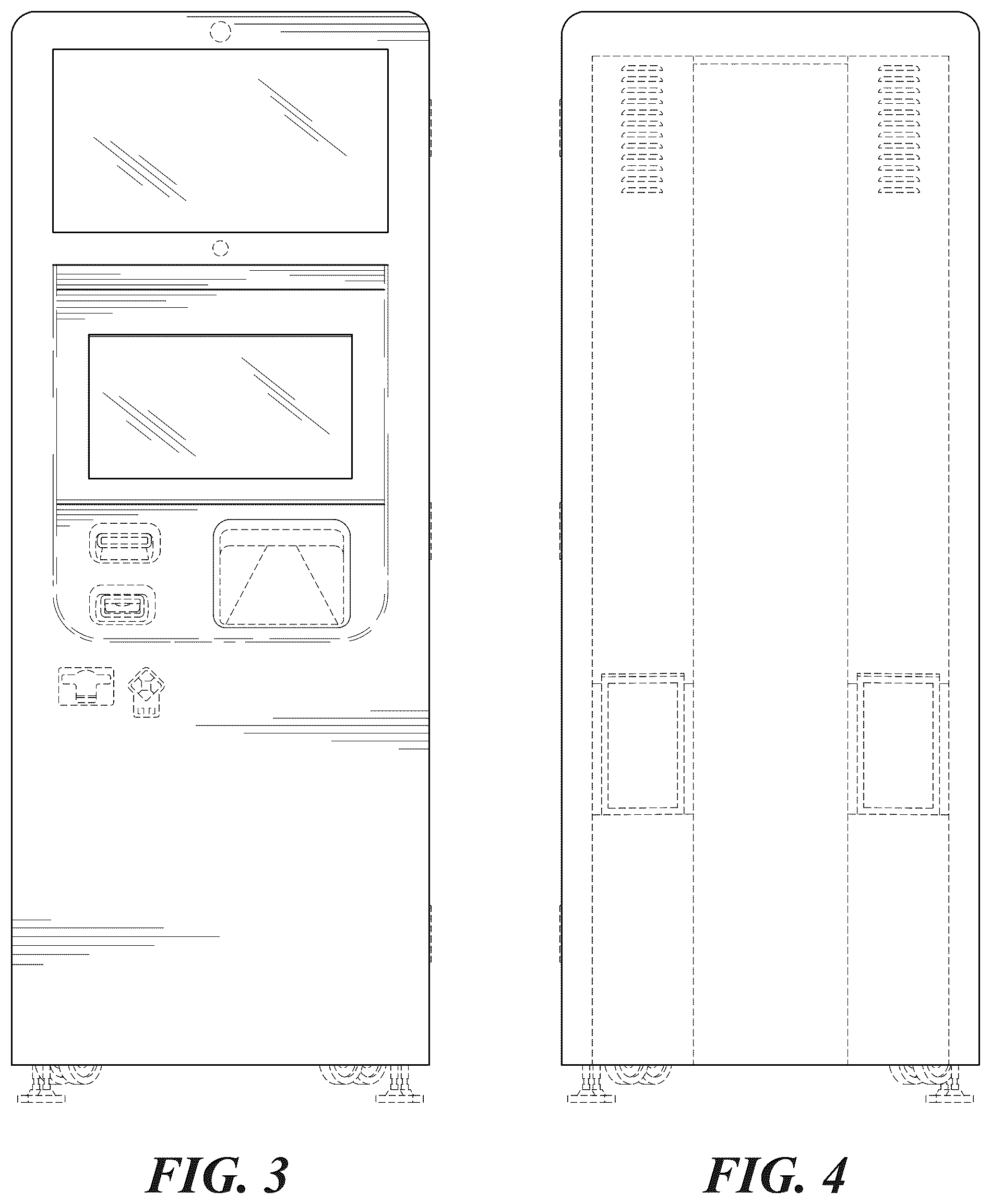 Patent USD1101350 Figure 2 – Kiosk for processing electronic devices