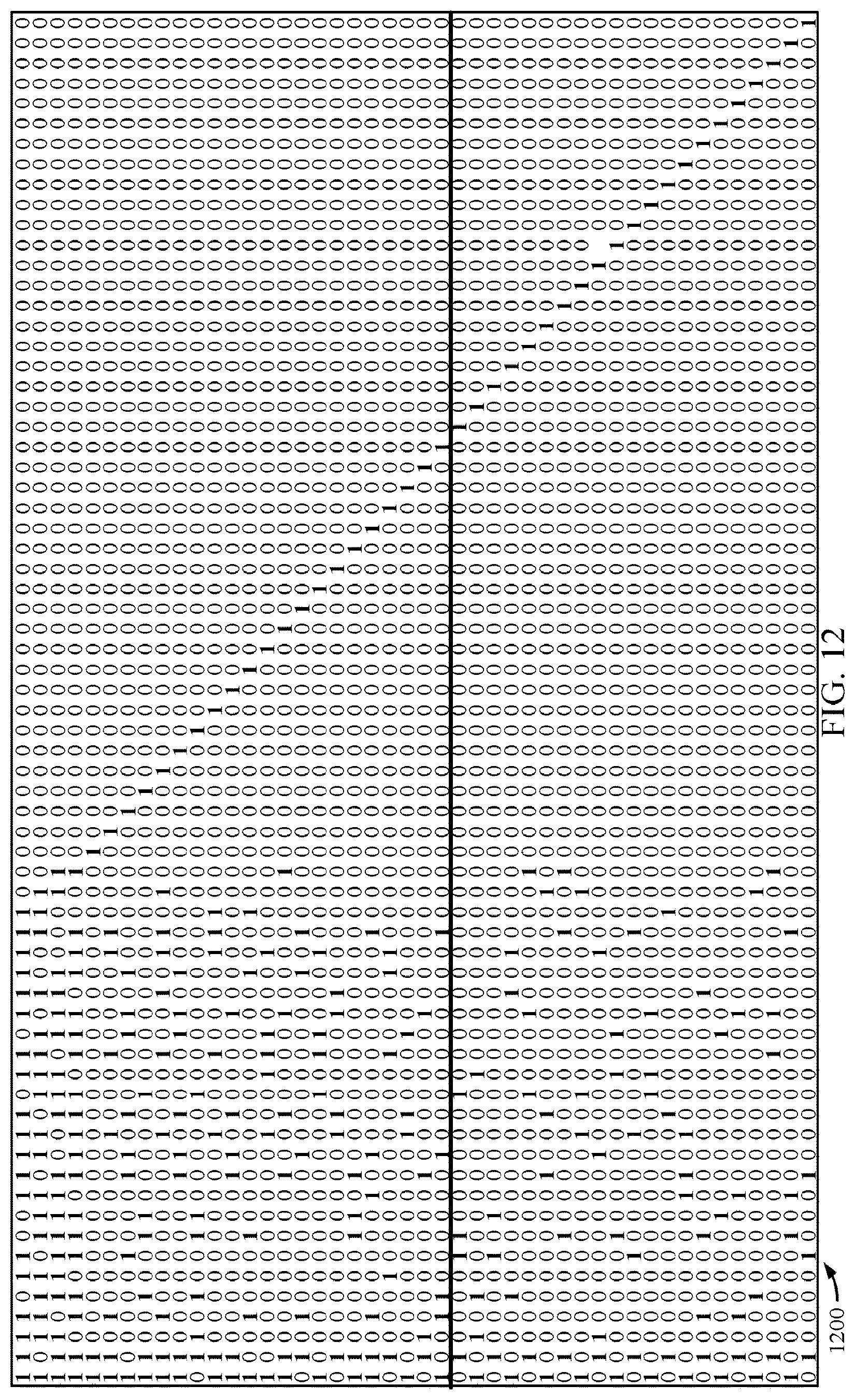 Patent USRE050437 Figure 12 – Communication techniques involving pairwise orthogonality of adjacent rows in LPDC code