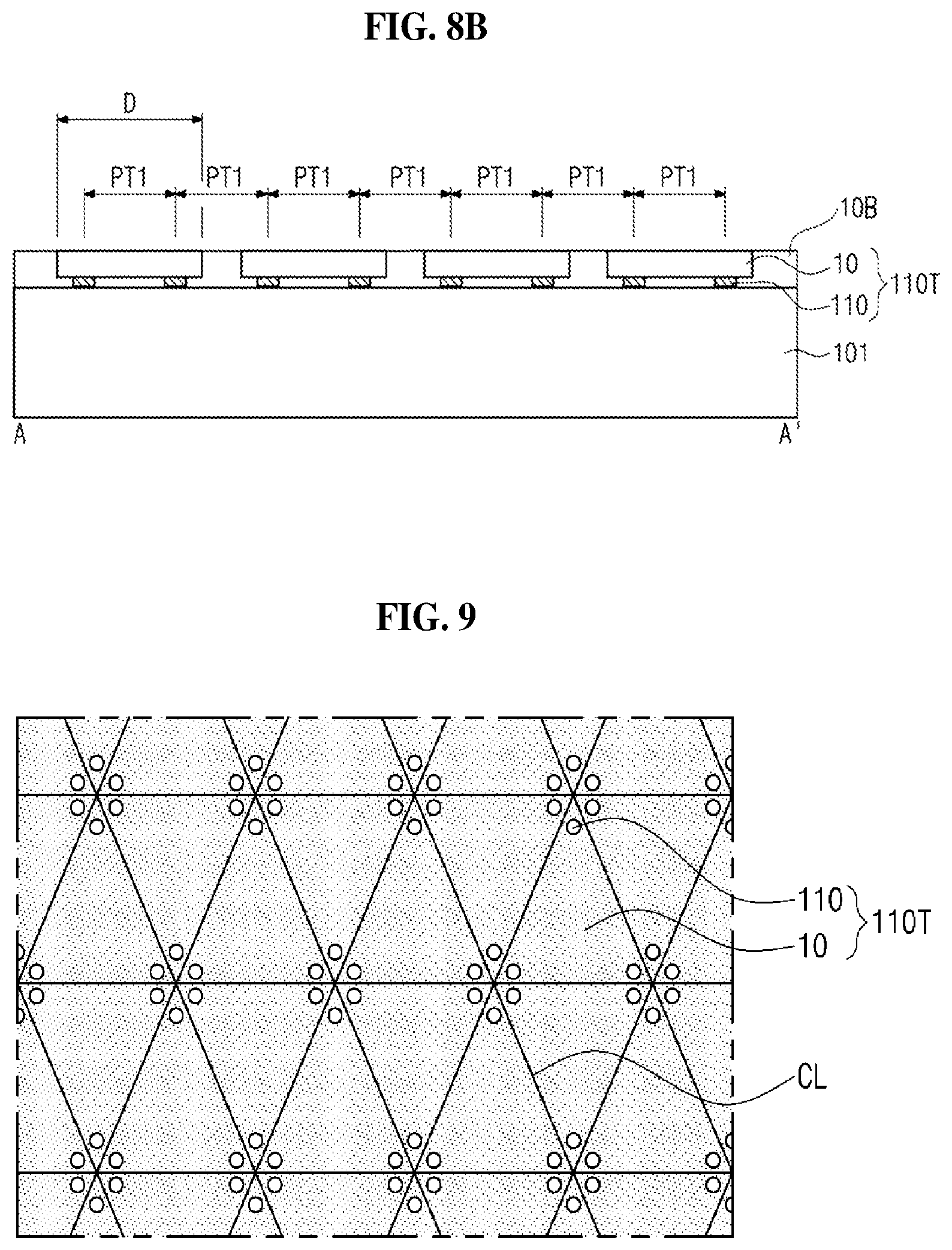 Patent USRE050439 Figure 6 – Display device having light emitting stacked structure