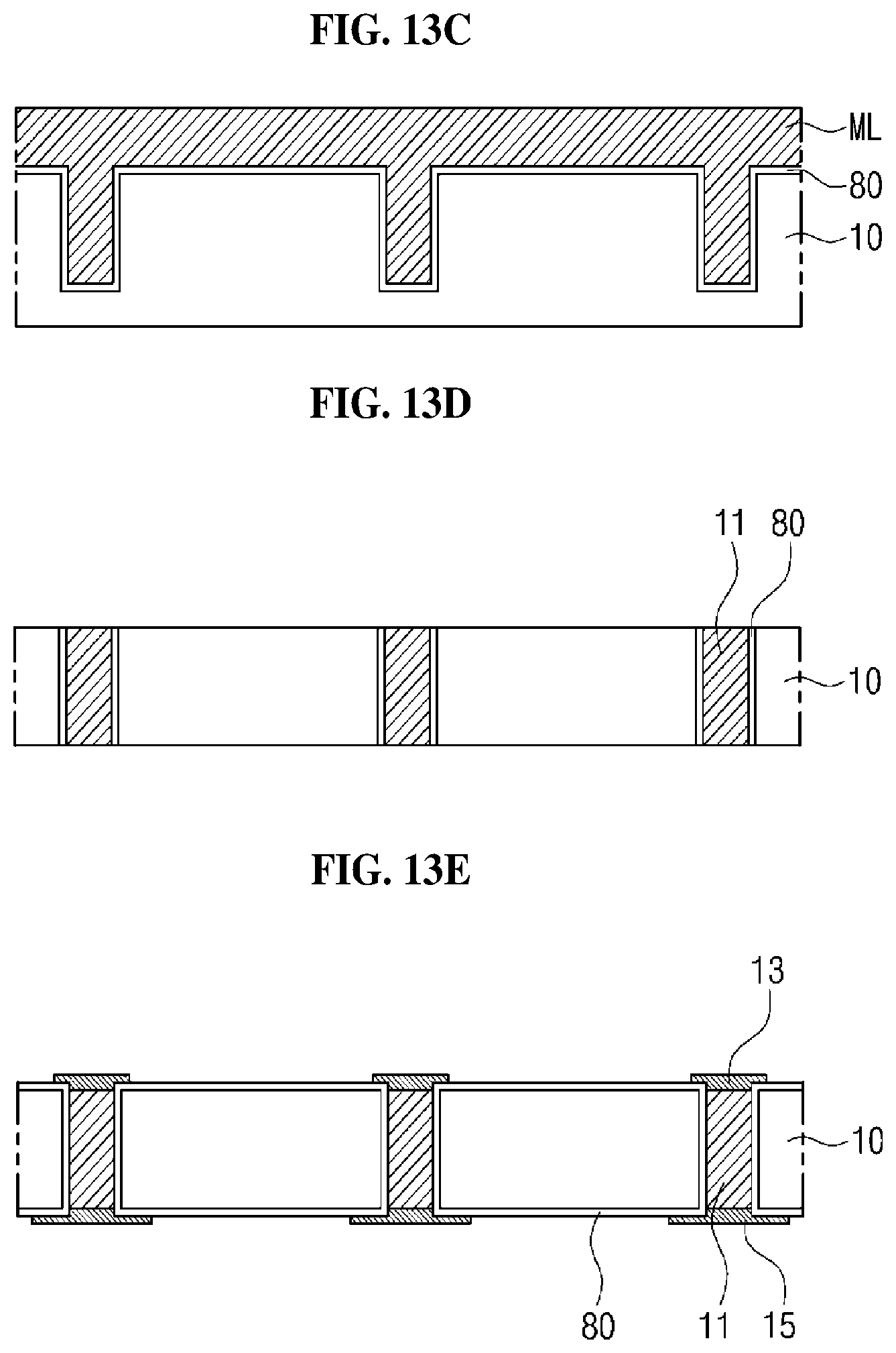 Patent USRE050439 Figure 10 – Display device having light emitting stacked structure