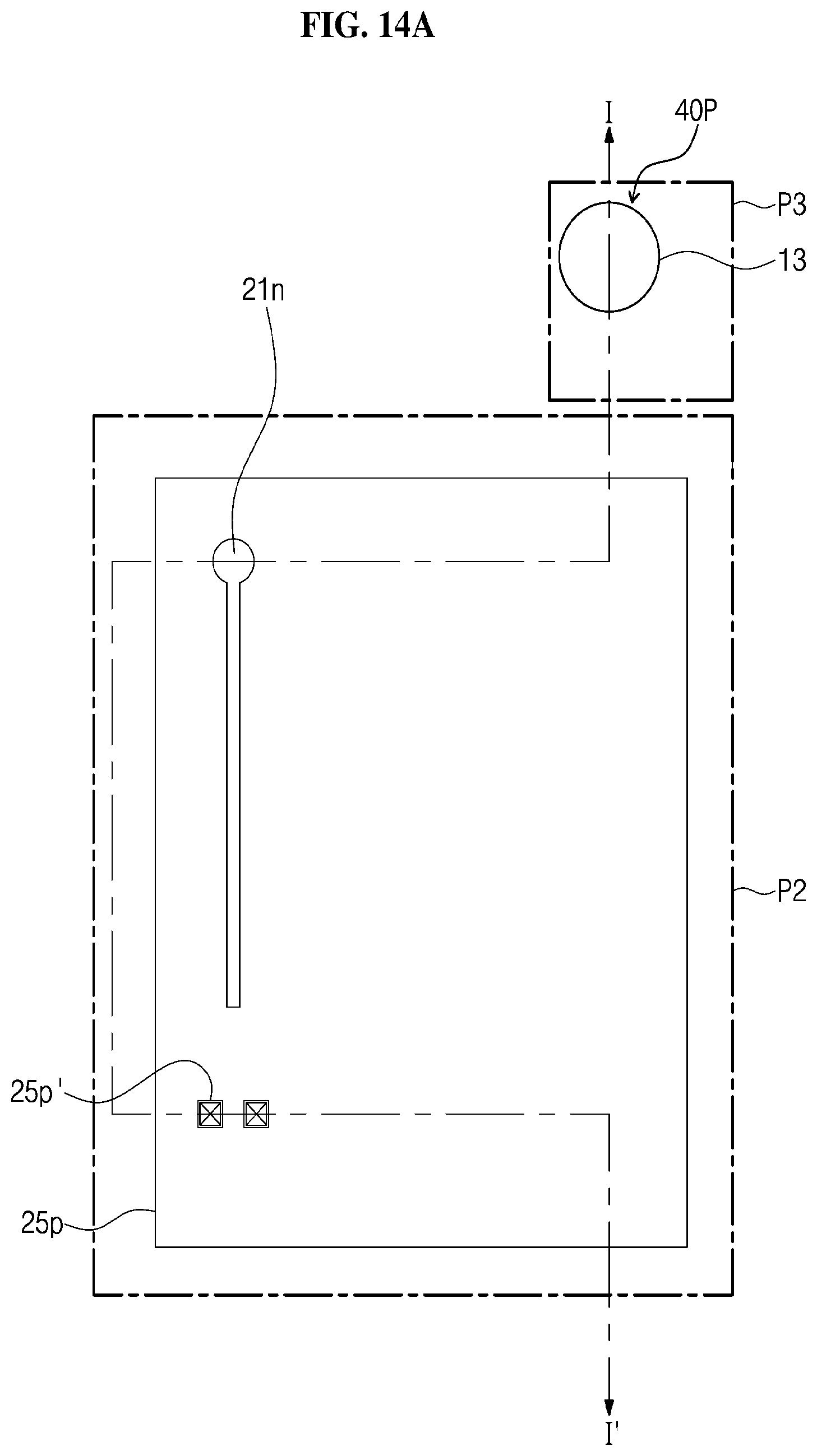 Patent USRE050439 Figure 11 – Display device having light emitting stacked structure