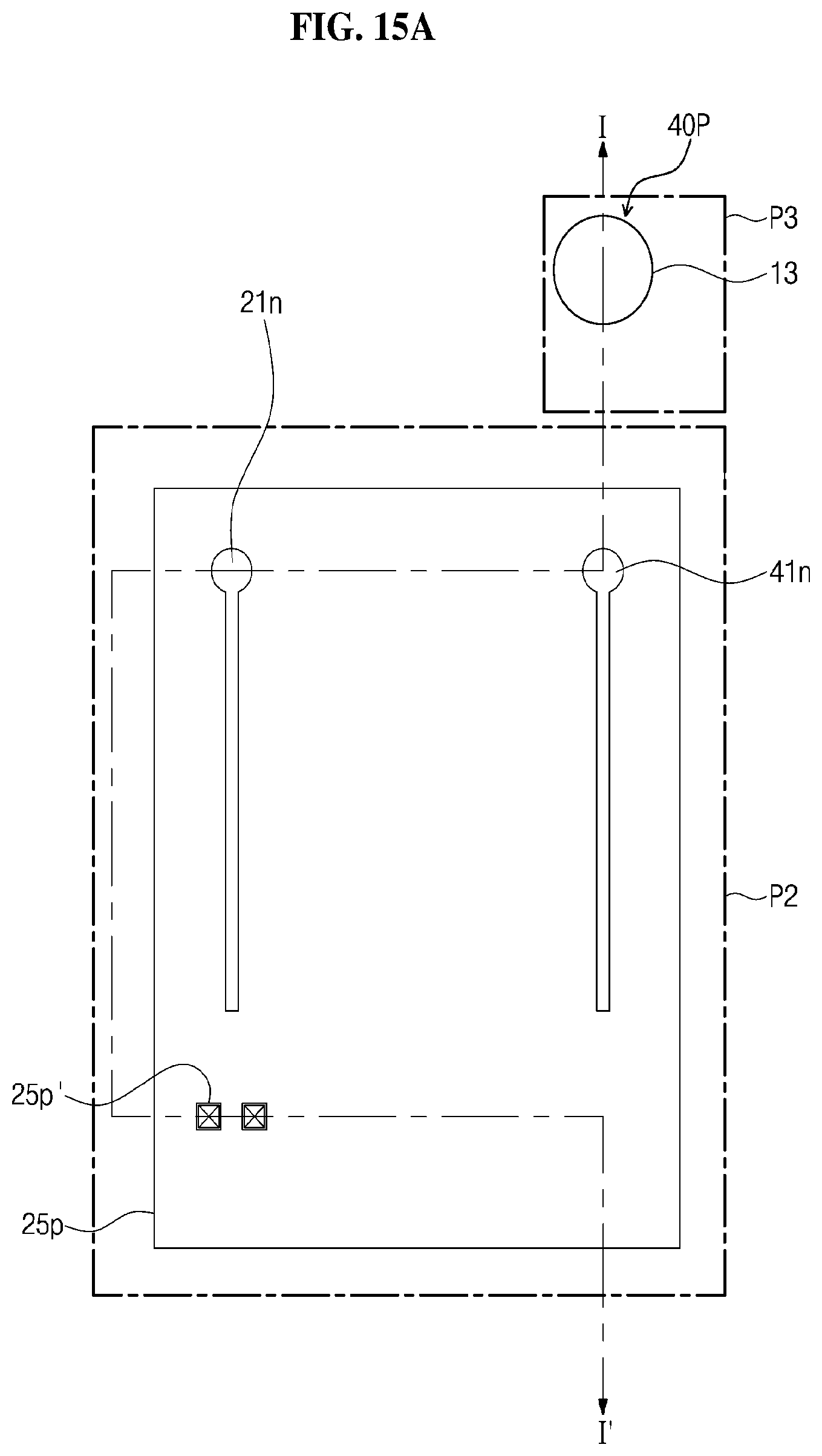 Patent USRE050439 Figure 13 – Display device having light emitting stacked structure