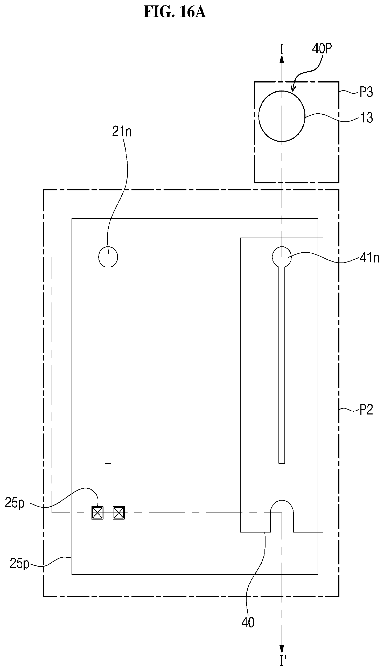 Patent USRE050439 Figure 15 – Display device having light emitting stacked structure
