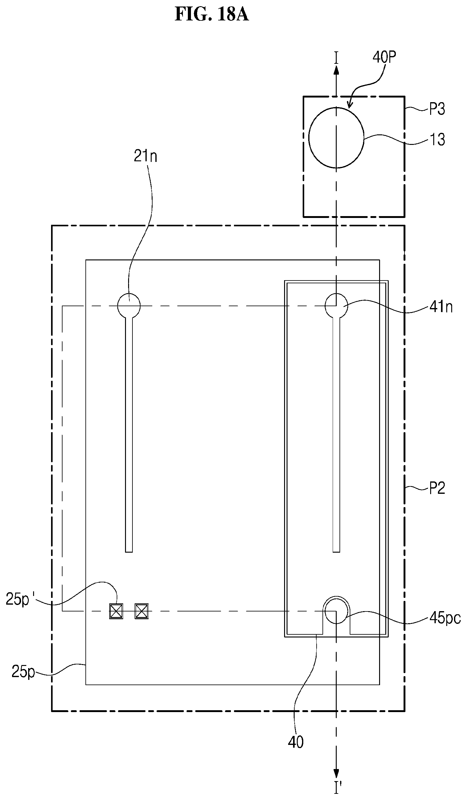 Patent USRE050439 Figure 19 – Display device having light emitting stacked structure