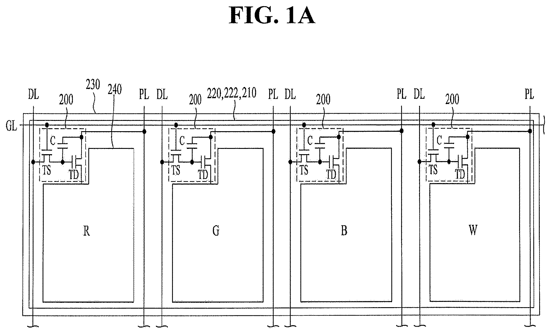 Patent USRE050440 Figure 1 – Organic light emitting display device