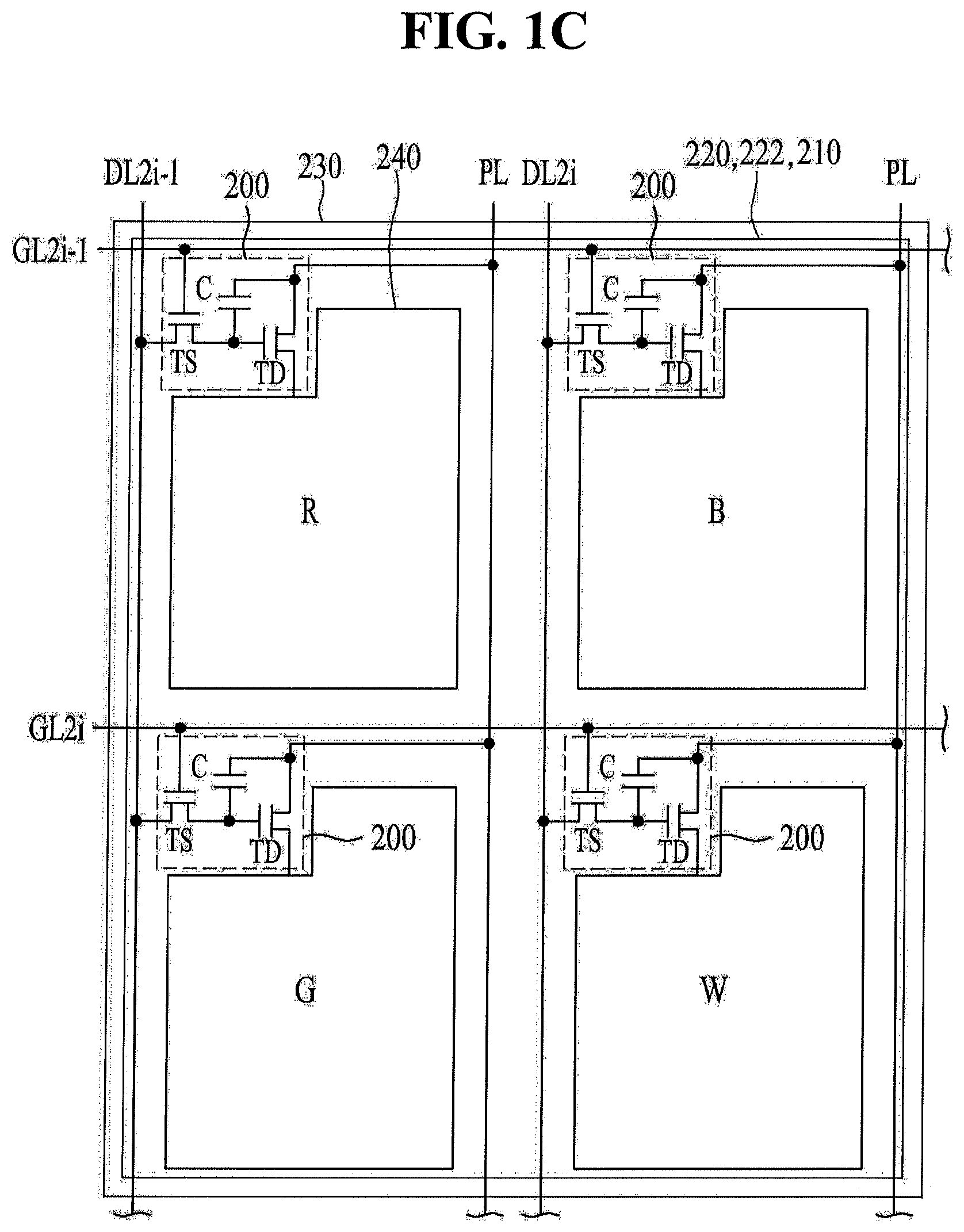 Patent USRE050440 Figure 3 – Organic light emitting display device