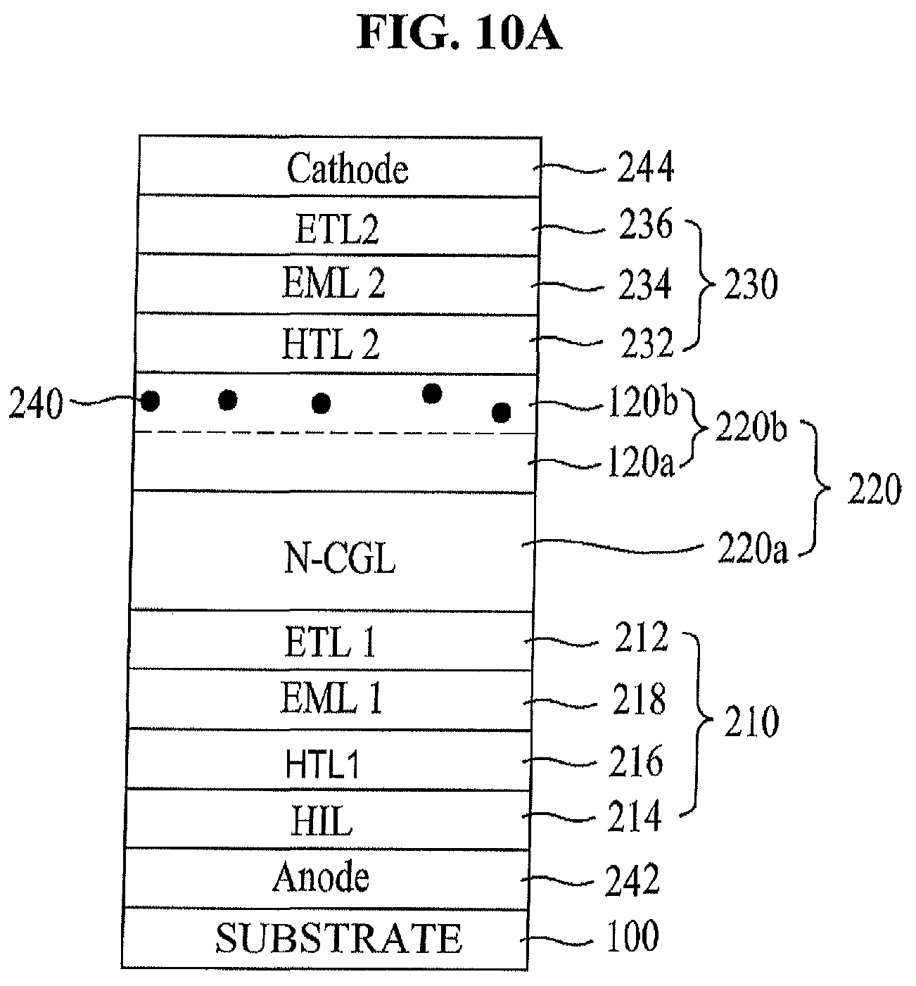 Patent USRE050440 Figure 15 – Organic light emitting display device