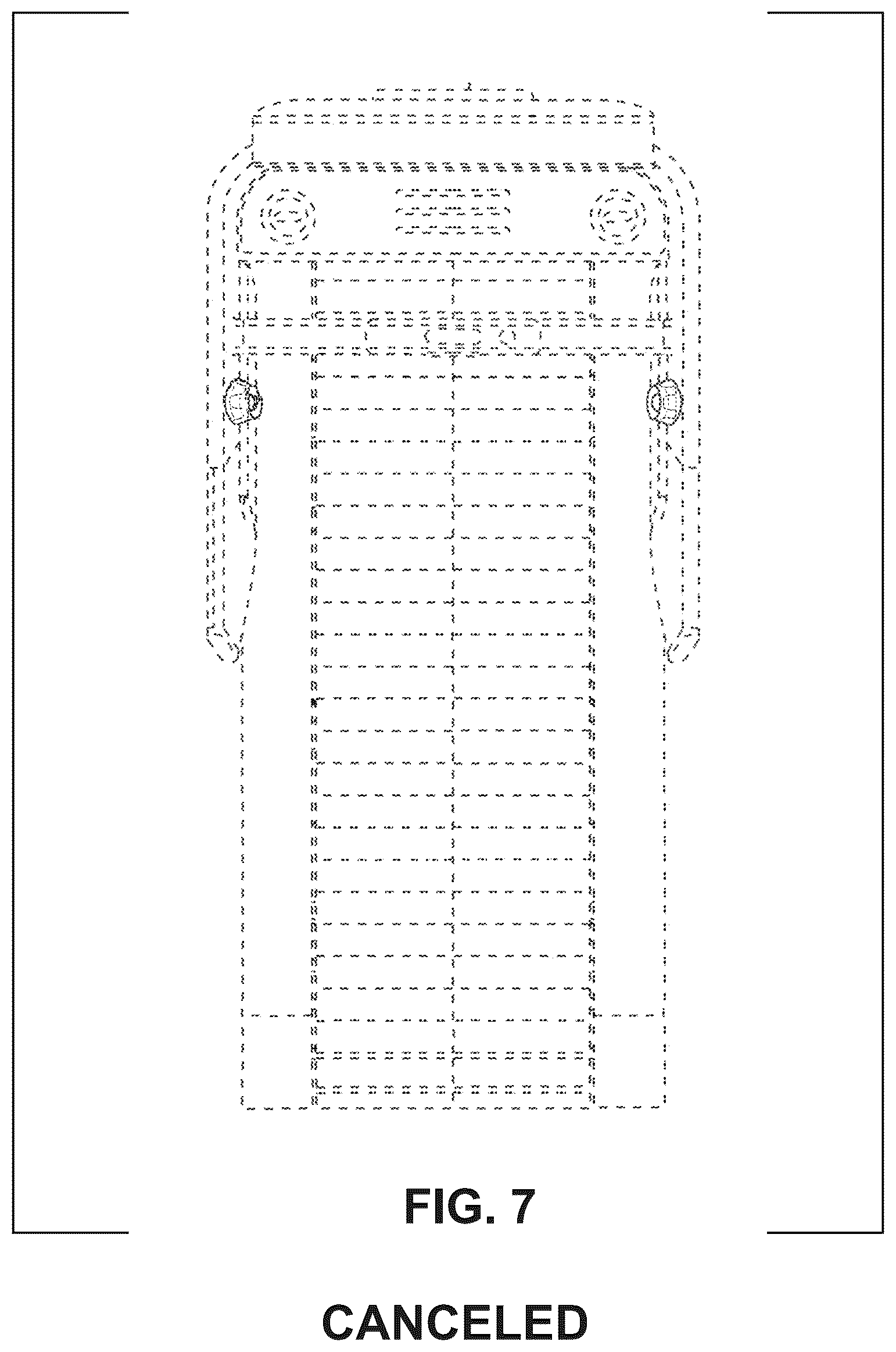 Patent USRE050450 Figure 7 – Combination of upright and handrail supports