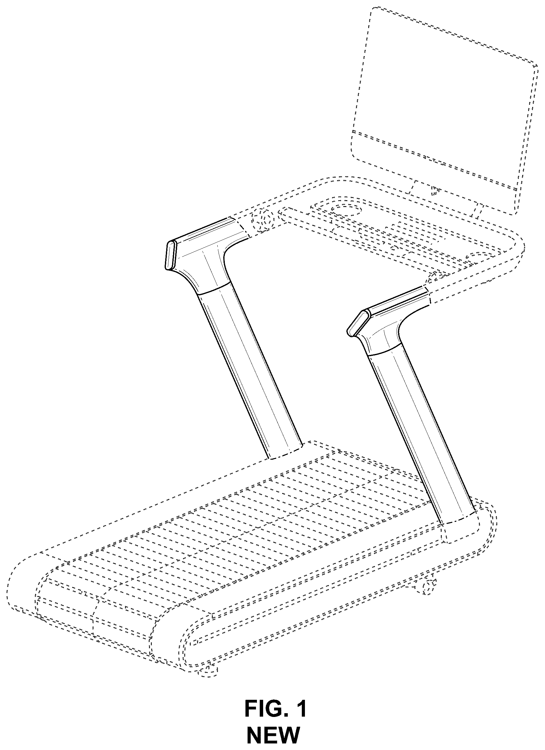 Patent USRE050450 Figure 15 – Combination of upright and handrail supports