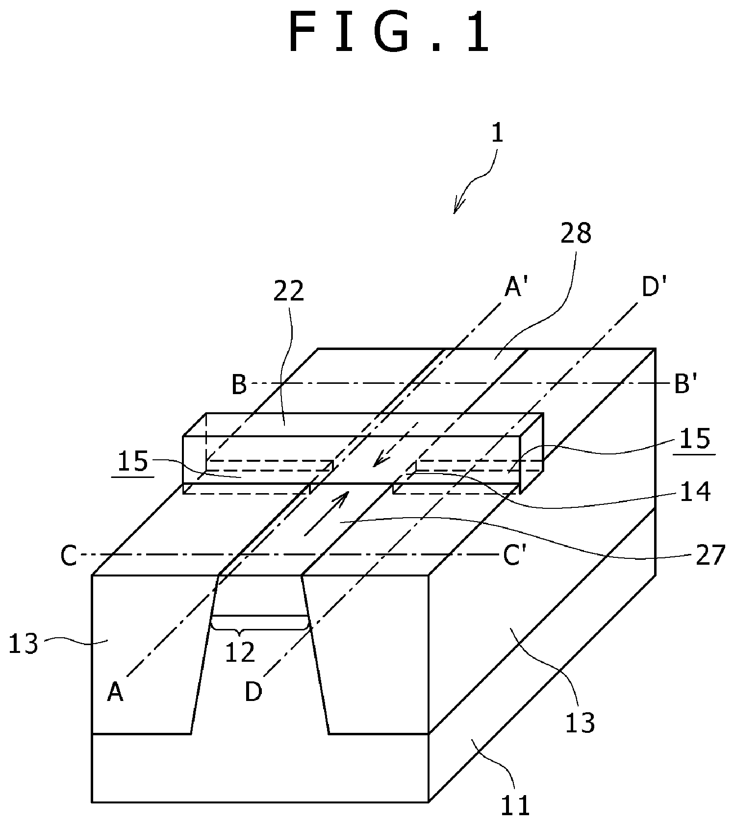 Patent USRE050457 Figure 1 – Semiconductor device and semiconductor device manufacturing method