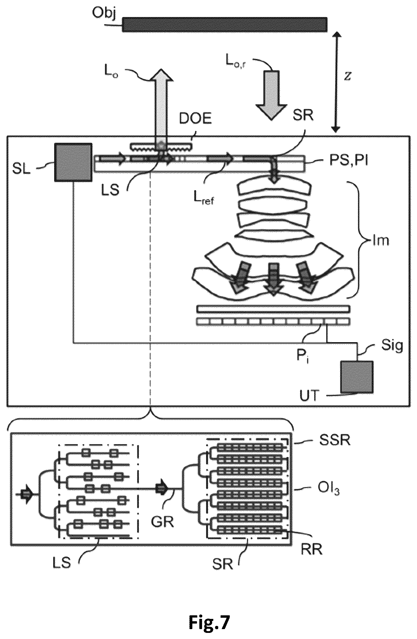 Patent US12541026 Figure 8 – Coherent lidar imaging system