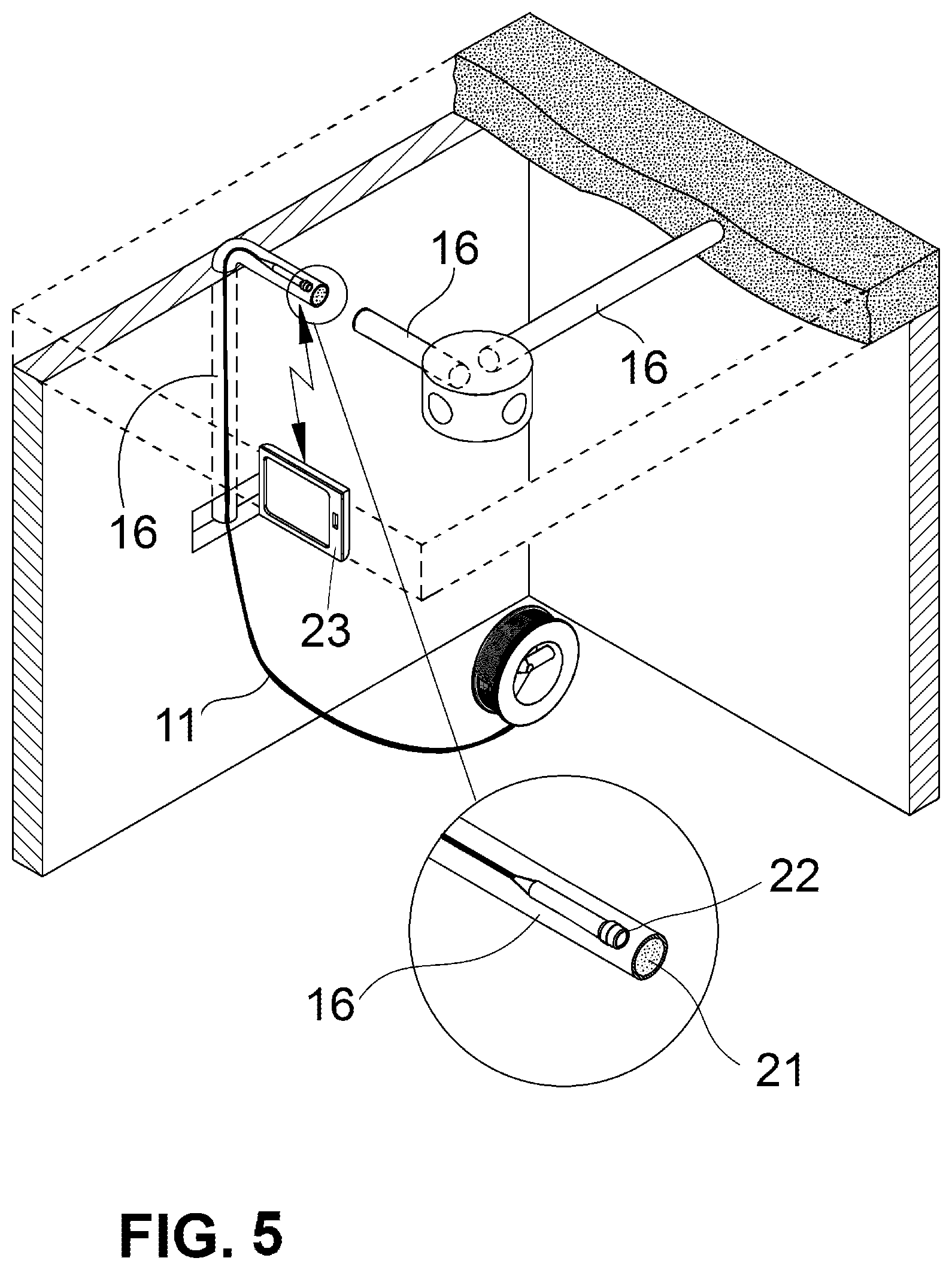 Patent US12541038 Figure 5 – System and method for detecting a blockage in an infrastructure pipe