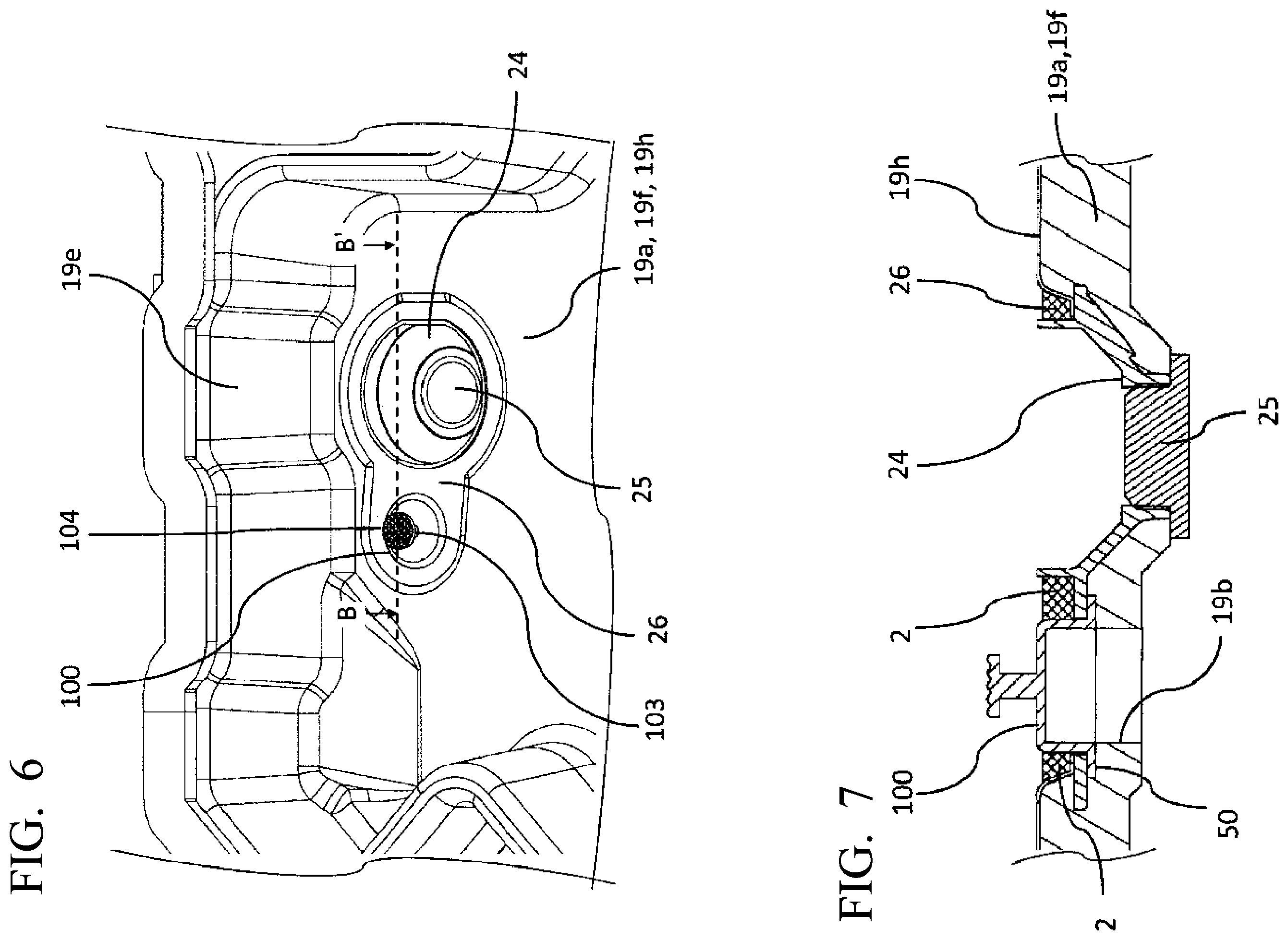 Patent US12541044 Figure 4 – Inspection window for drain pan, and air conditioner