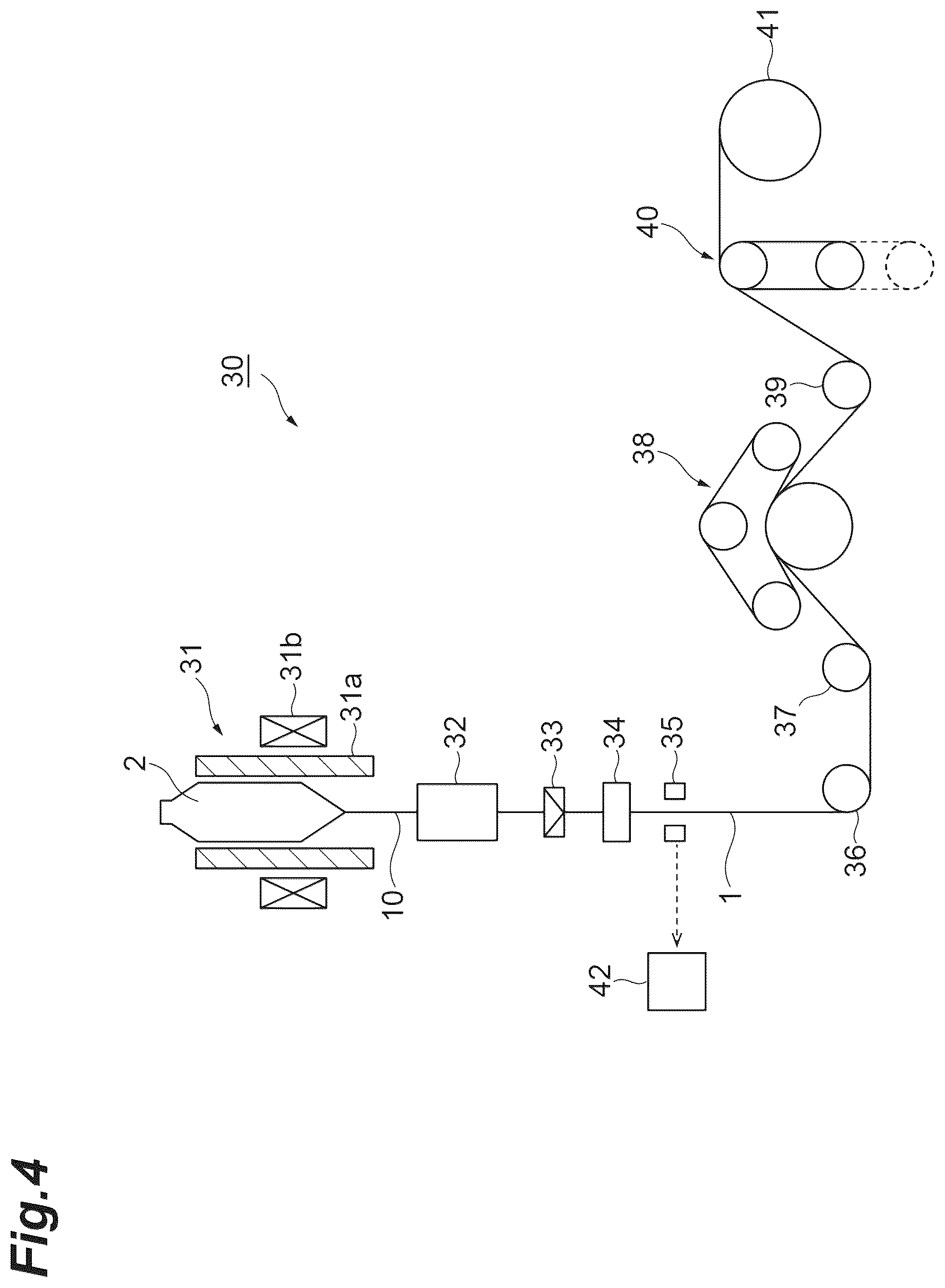 Patent US12541050 Figure 4 – Method for manufacturing optical fiber and optical fiber