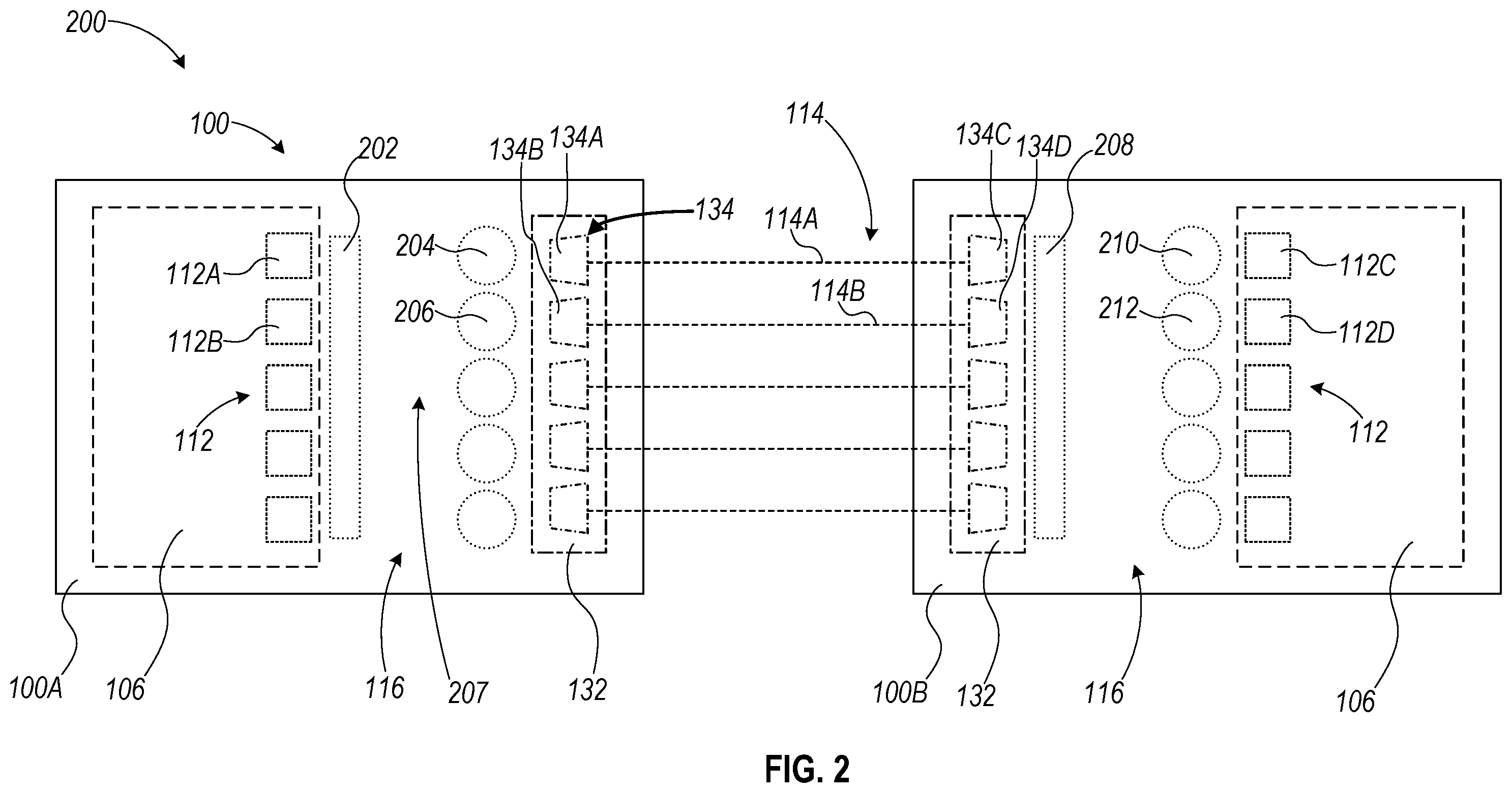 Patent US12541055 Figure 2 – Electronic device including a lens assembly