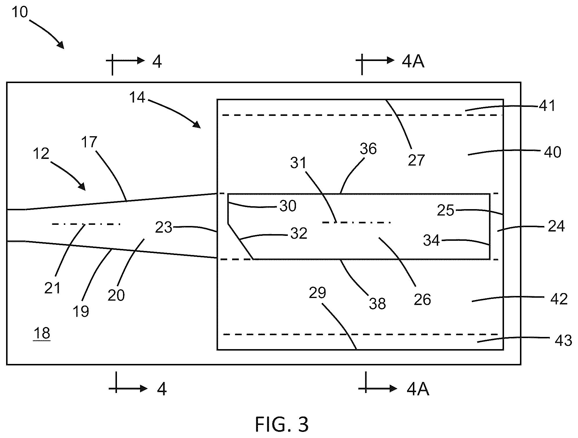 Patent US12541057 Figure 3 – Photonic components with chamfered sidewalls