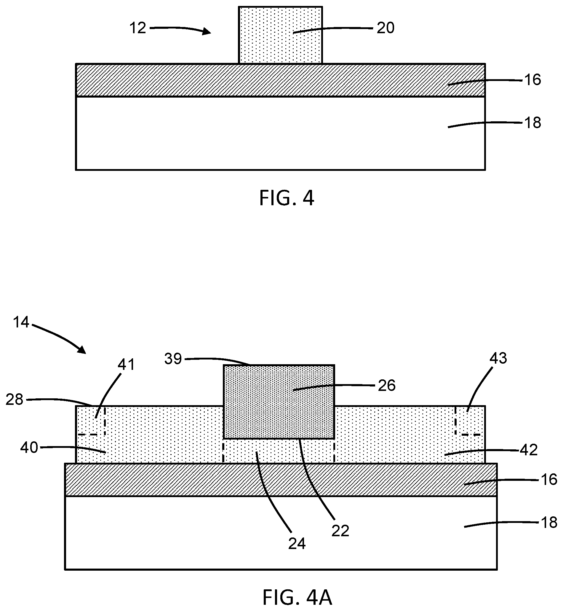 Patent US12541057 Figure 4 – Photonic components with chamfered sidewalls