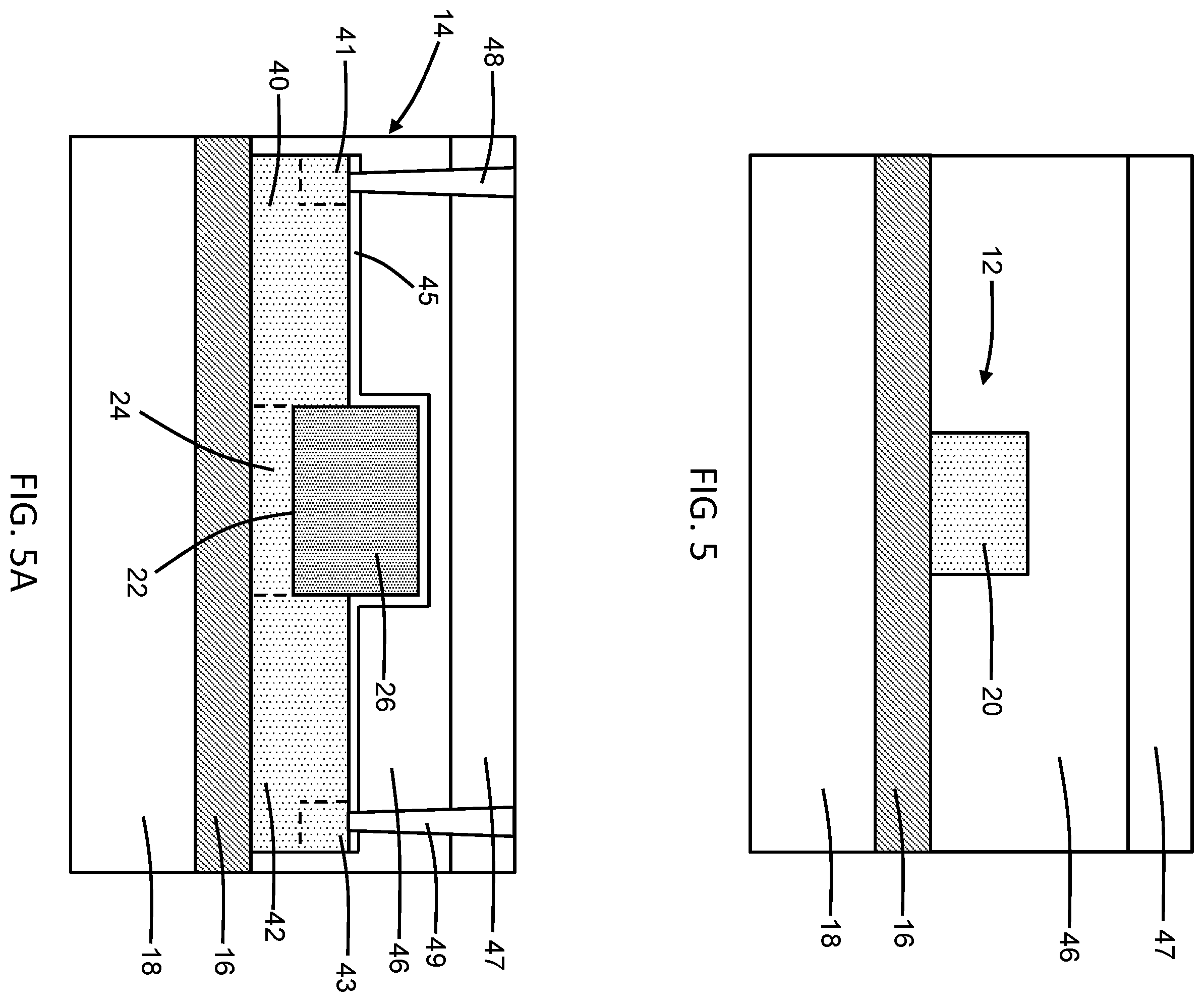 Patent US12541057 Figure 5 – Photonic components with chamfered sidewalls