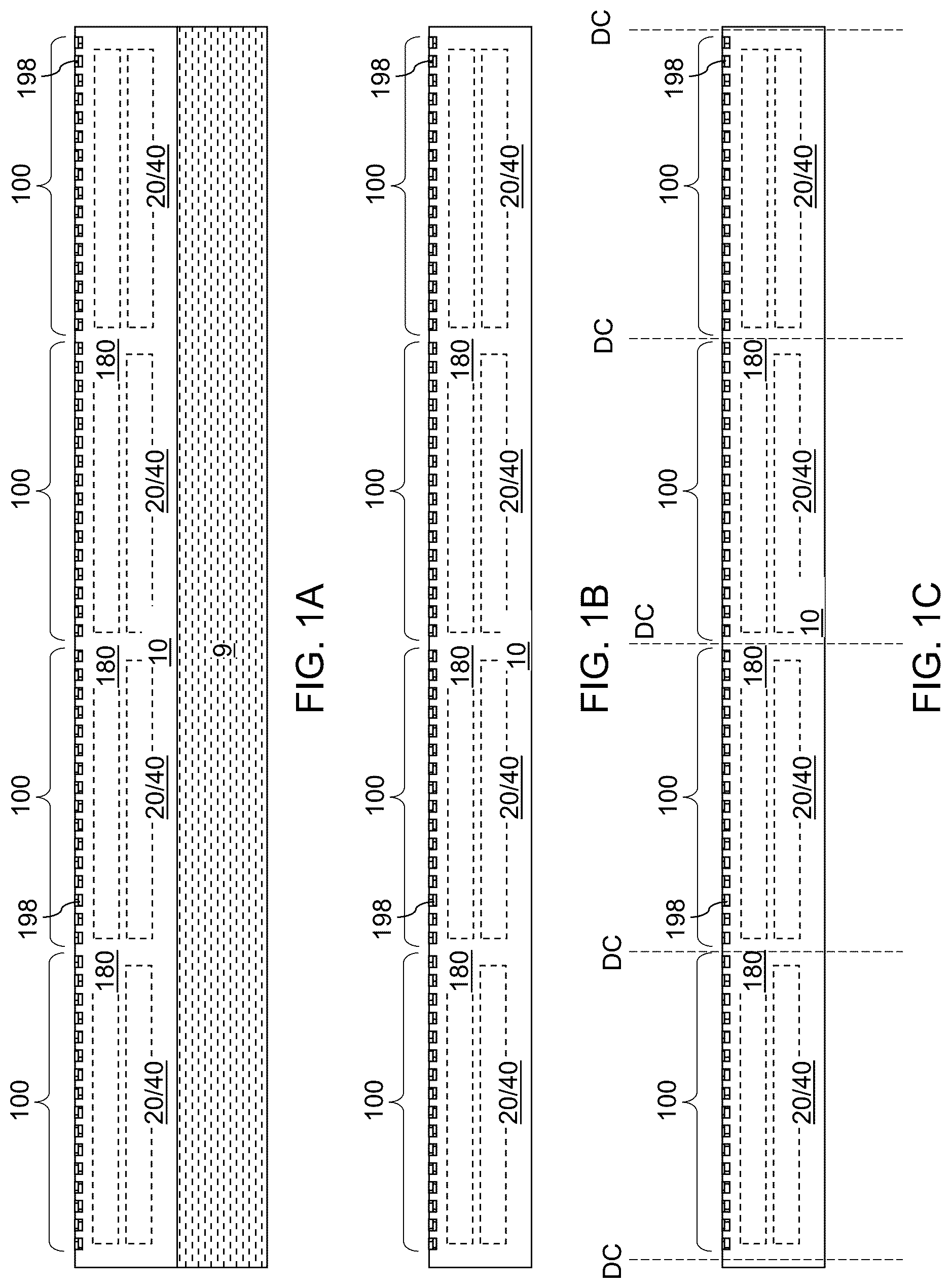 Patent US12541058 Figure 1 – Nested waveguide fan-out structure and methods for forming the same