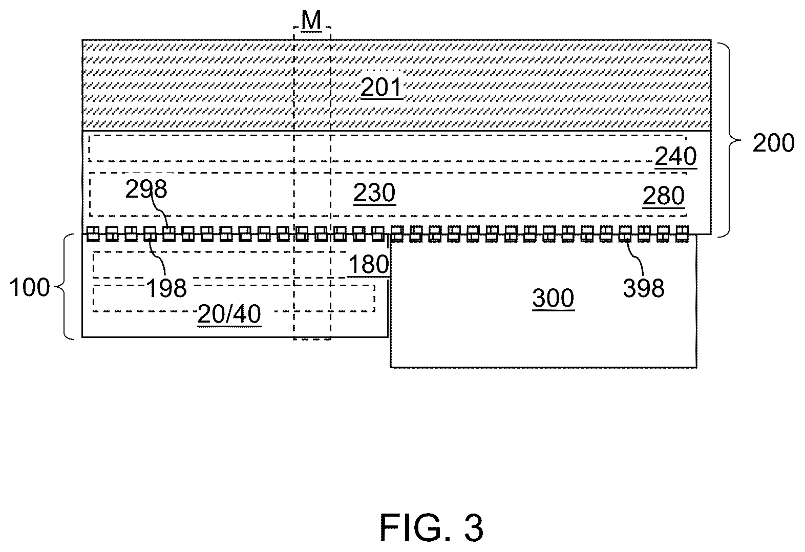 Patent US12541058 Figure 4 – Nested waveguide fan-out structure and methods for forming the same