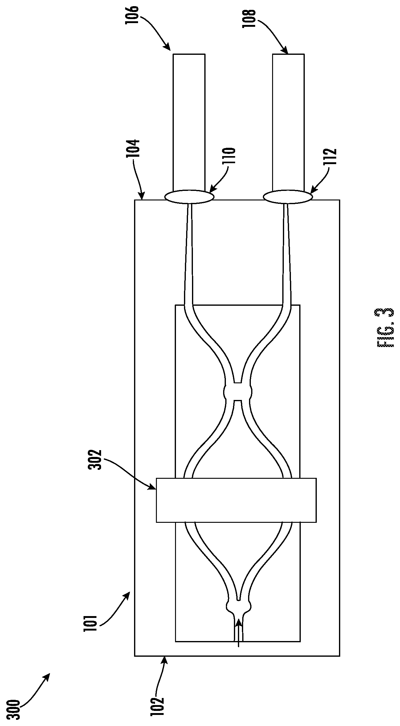 Patent US12541060 Figure 3 – Optical communication devices with selective signal preclusion