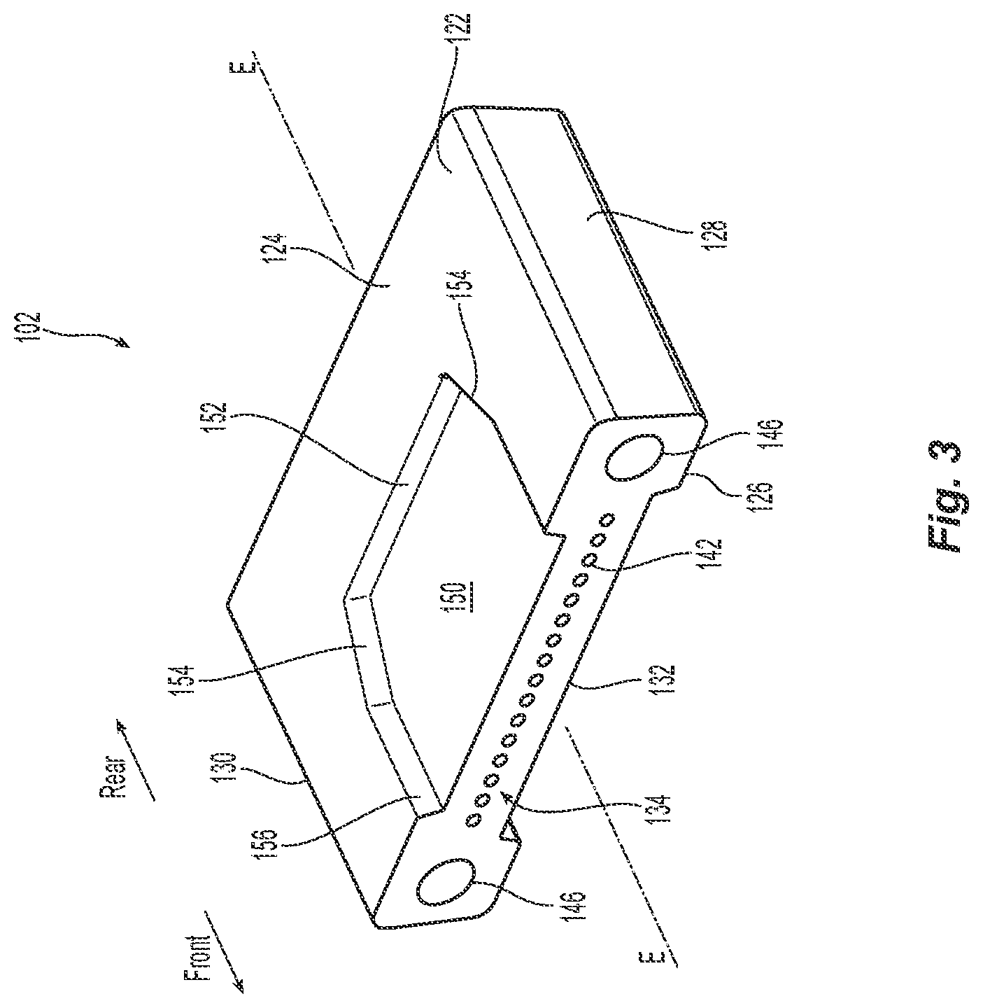 Patent US12541063 Figure 3 – Ferrule holder for miniature mt ferrule and adapter interface for mating with fiber optic connectors