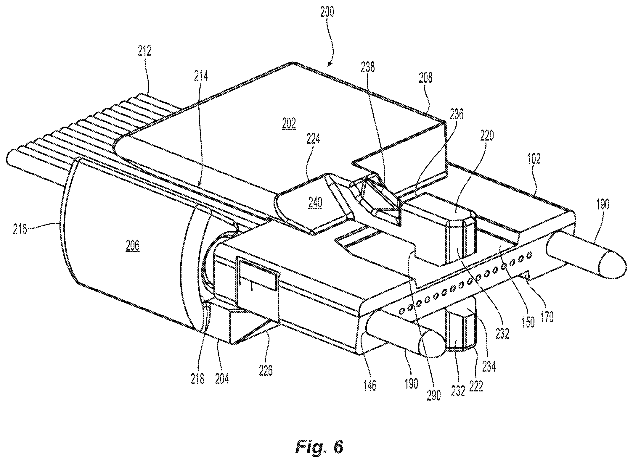 Patent US12541063 Figure 5 – Ferrule holder for miniature mt ferrule and adapter interface for mating with fiber optic connectors