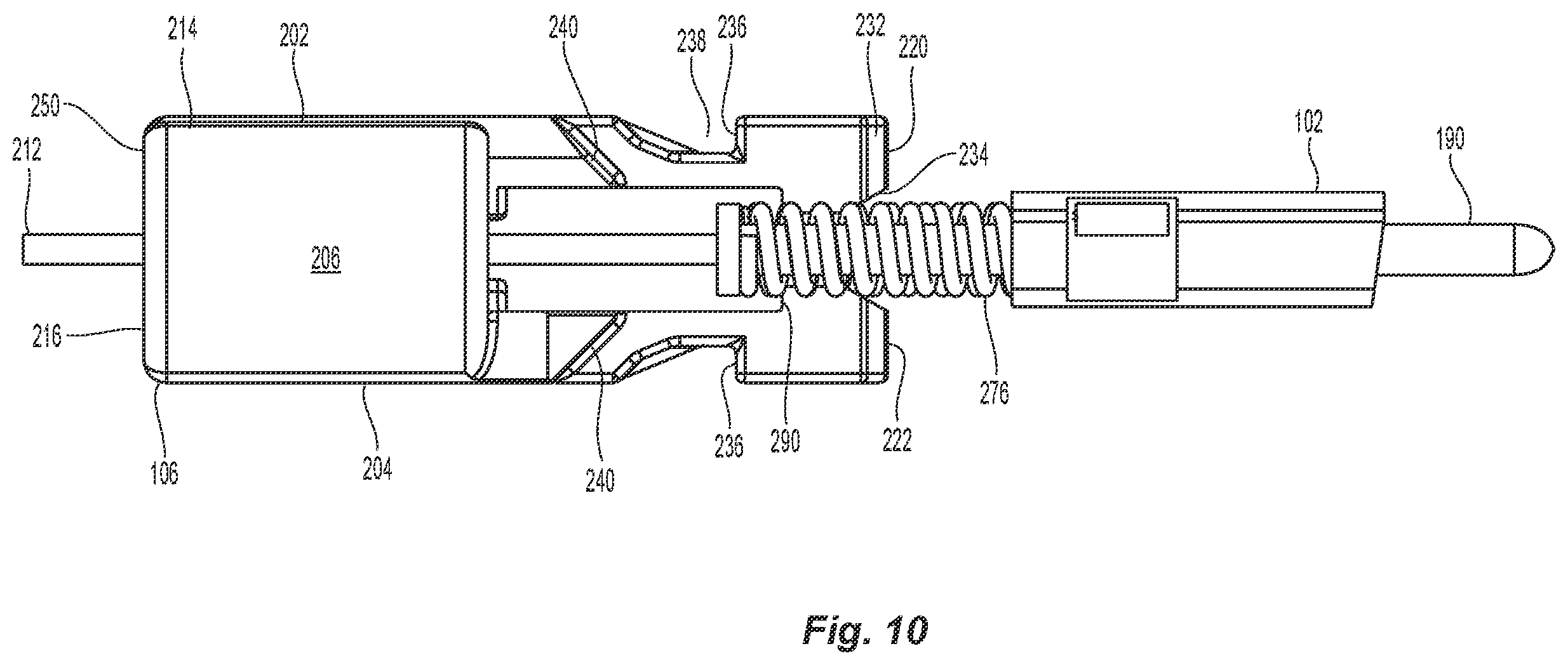 Patent US12541063 Figure 10 – Ferrule holder for miniature mt ferrule and adapter interface for mating with fiber optic connectors