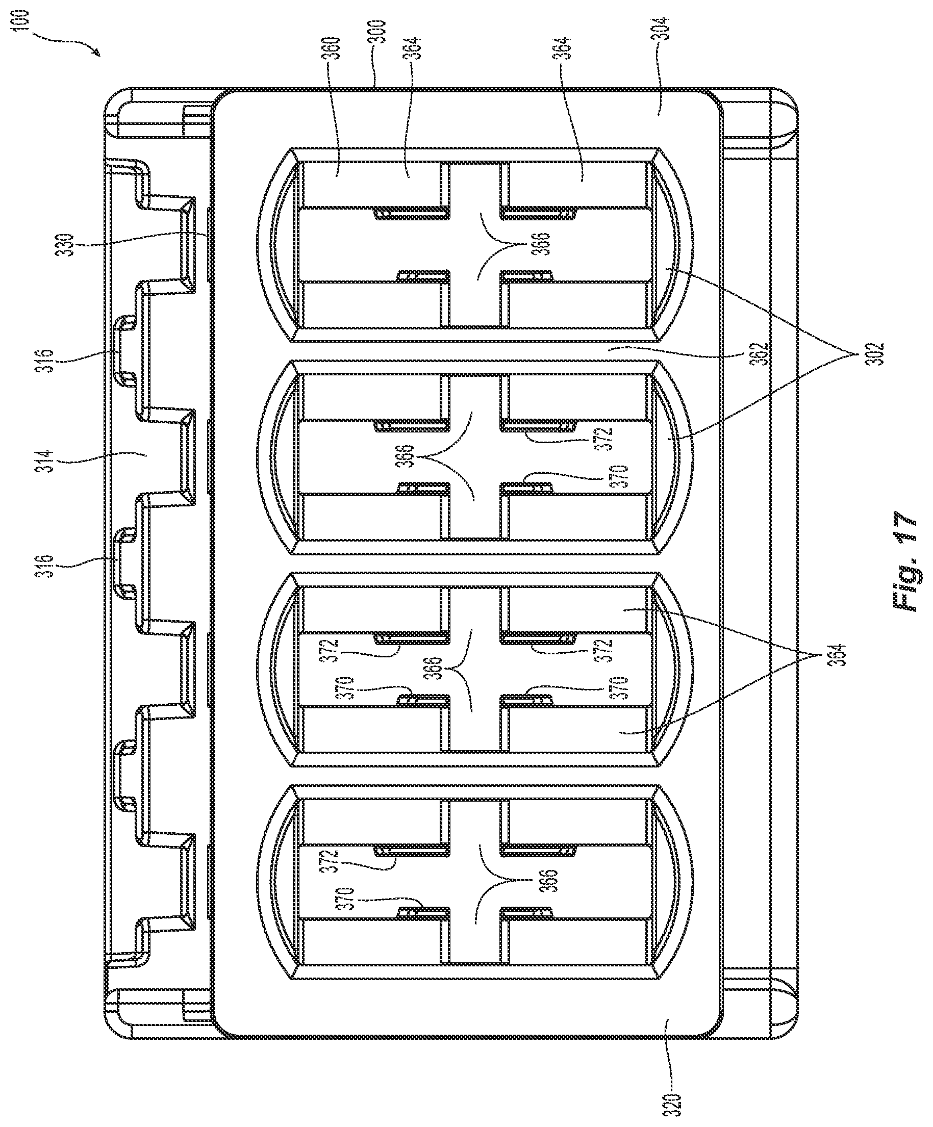 Patent US12541063 Figure 17 – Ferrule holder for miniature mt ferrule and adapter interface for mating with fiber optic connectors