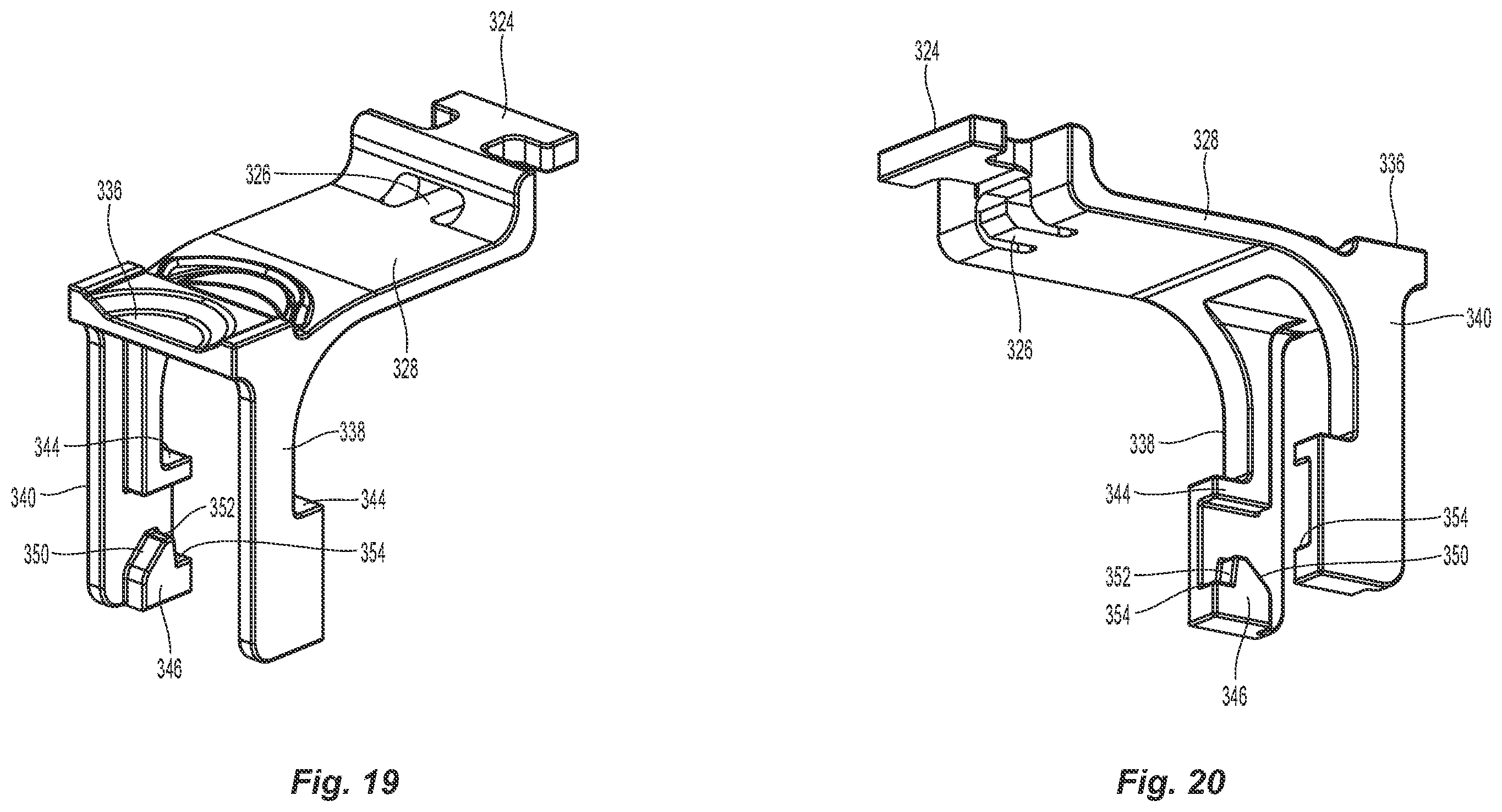 Patent US12541063 Figure 19 – Ferrule holder for miniature mt ferrule and adapter interface for mating with fiber optic connectors