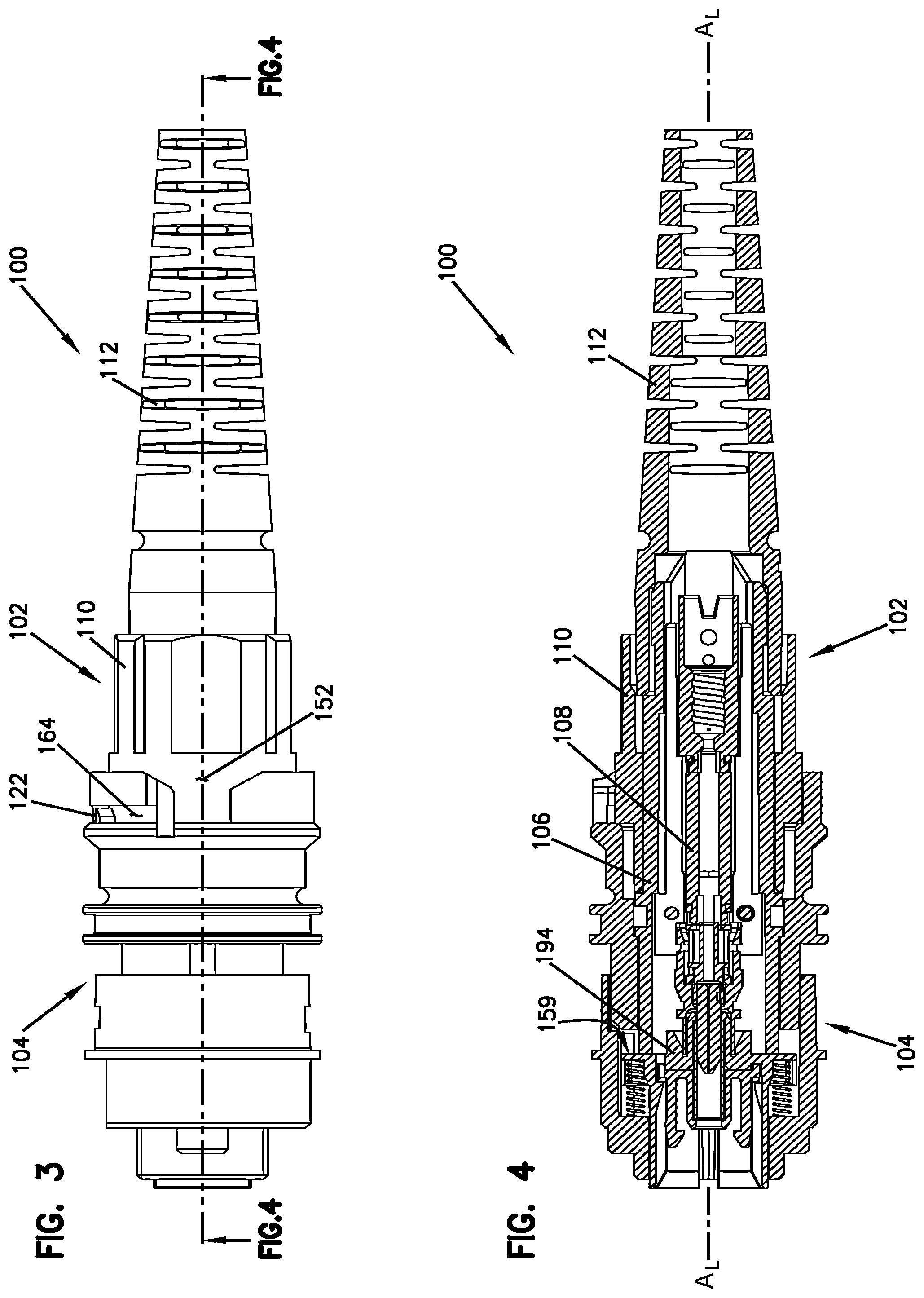 Patent US12541064 Figure 3 – Telecommunications enclosure for hardened fiber optic connector