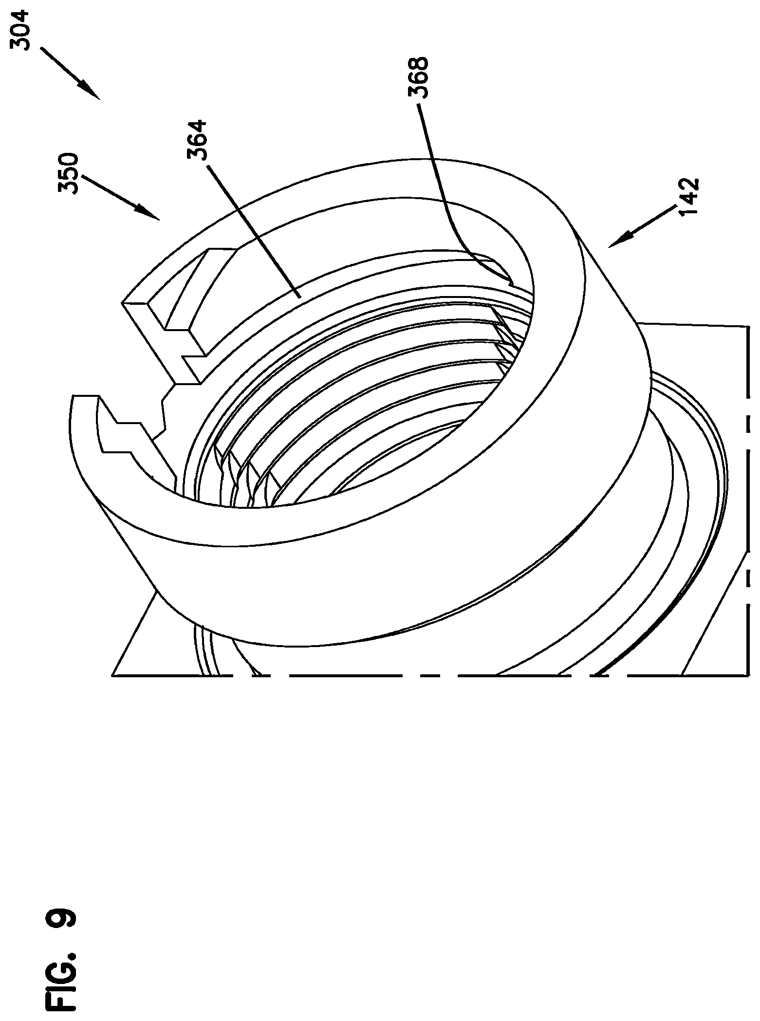 Patent US12541064 Figure 8 – Telecommunications enclosure for hardened fiber optic connector