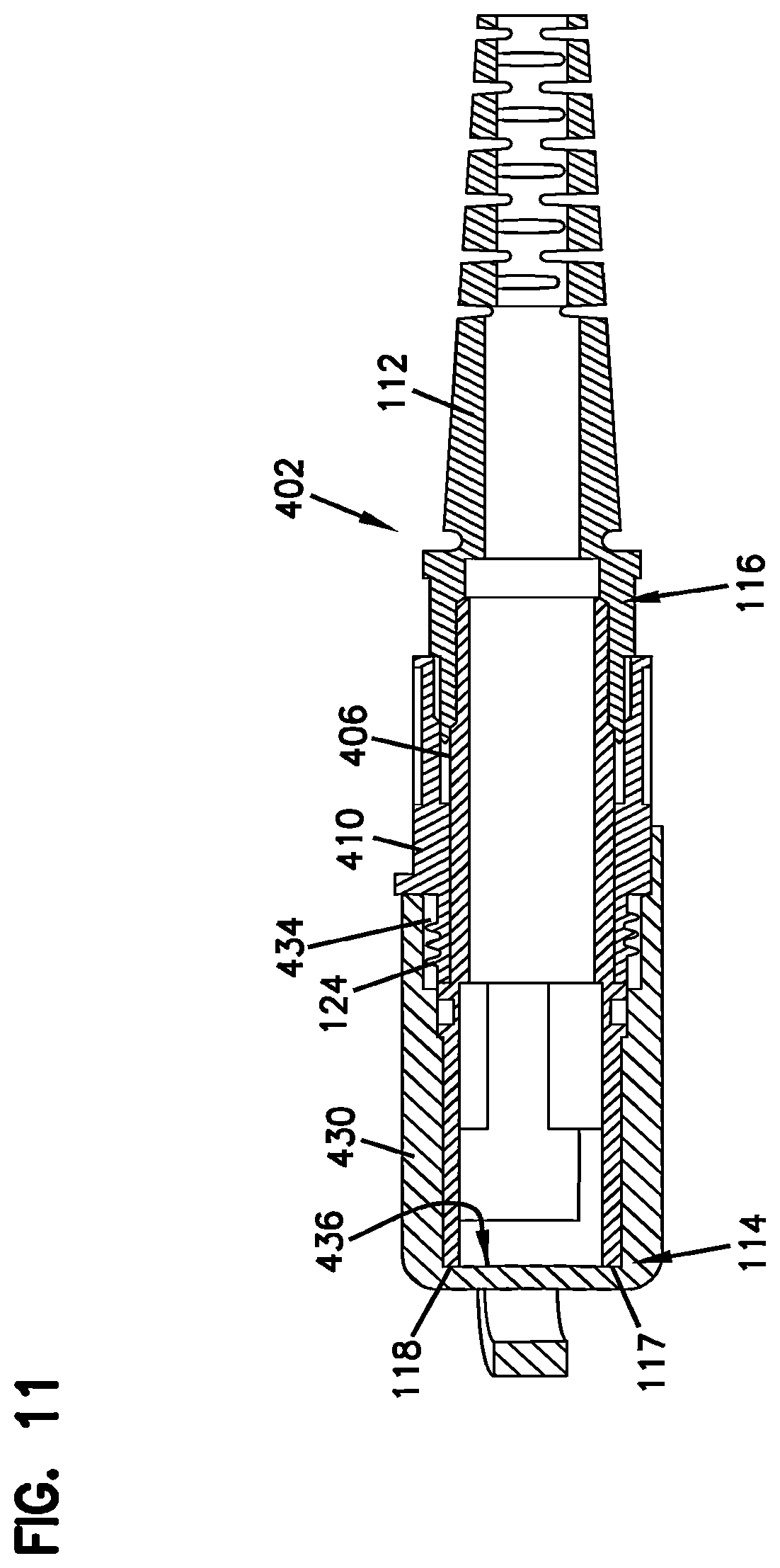 Patent US12541064 Figure 10 – Telecommunications enclosure for hardened fiber optic connector