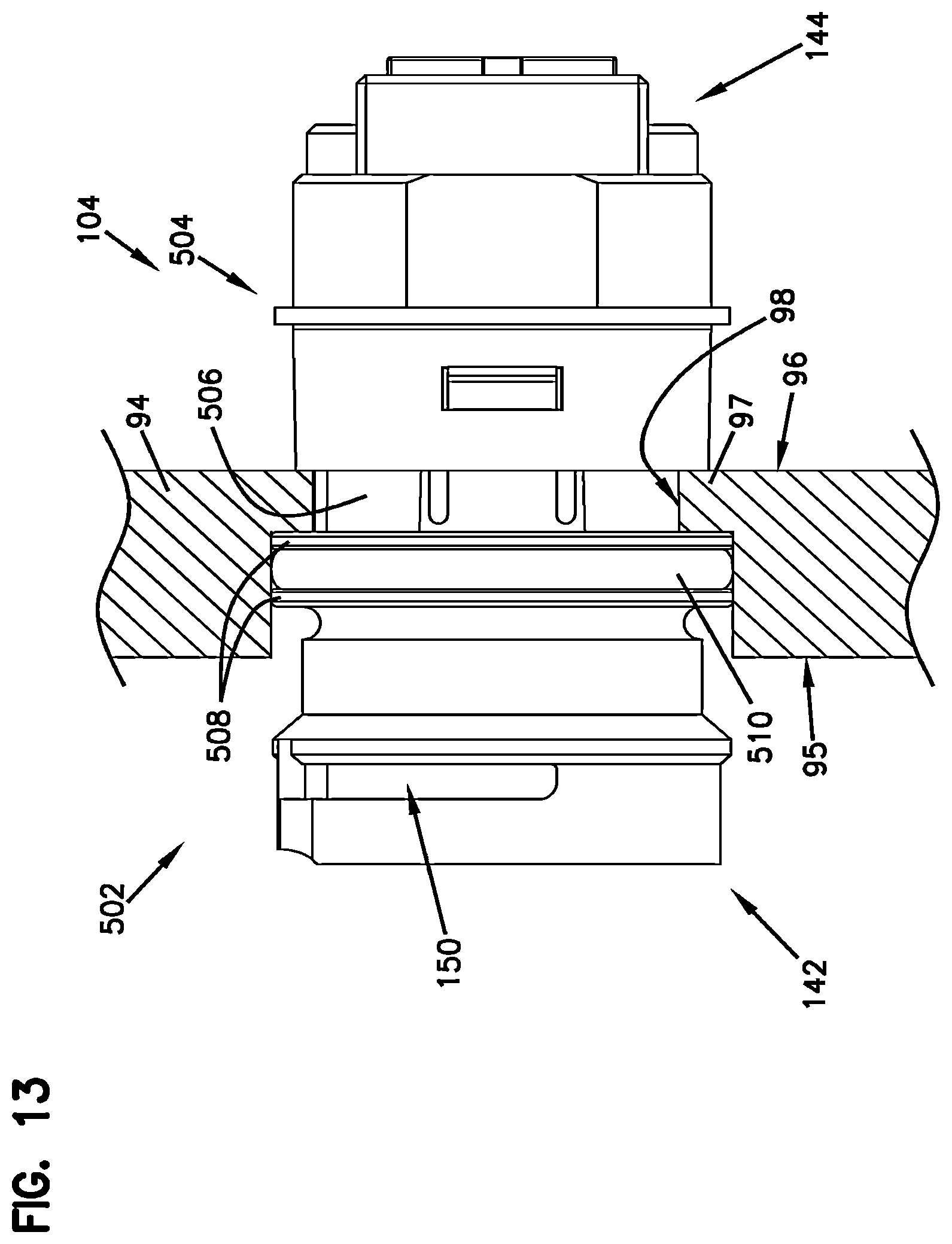 Patent US12541064 Figure 12 – Telecommunications enclosure for hardened fiber optic connector