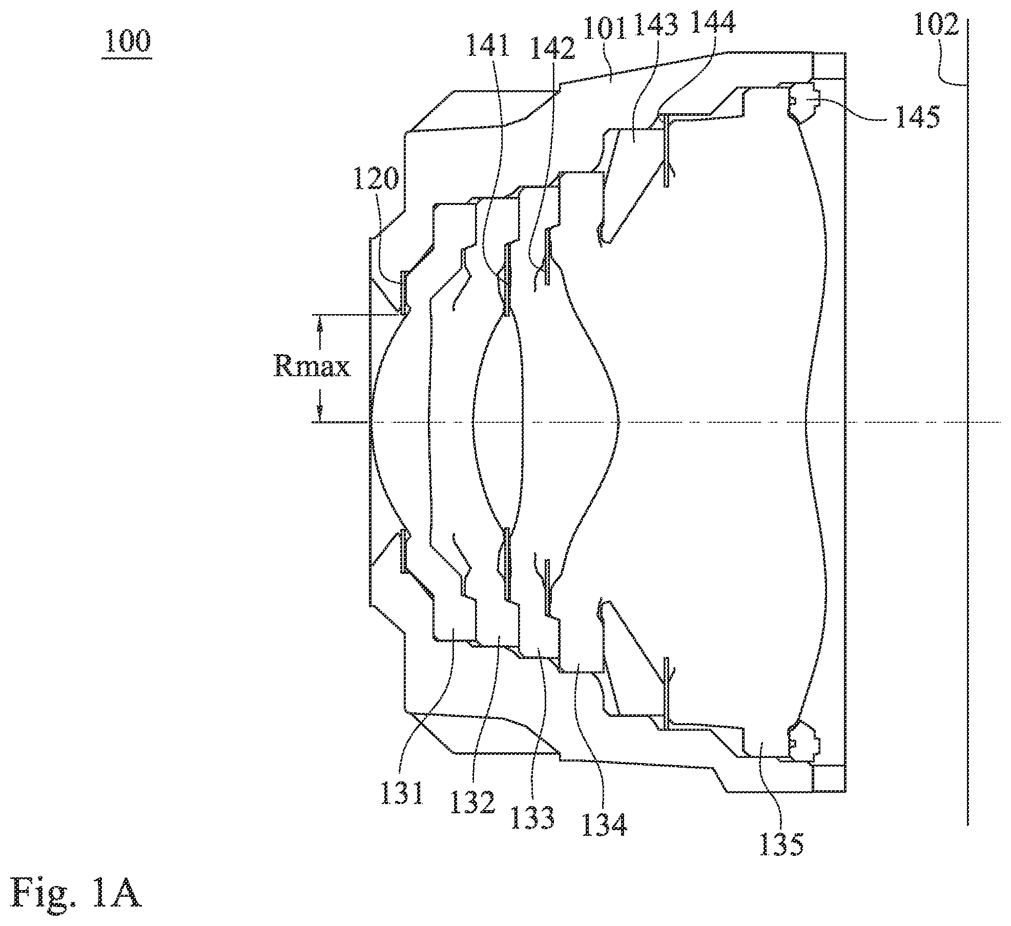 Patent US12541072 Figure 1 – Imaging lens assembly and electronic device