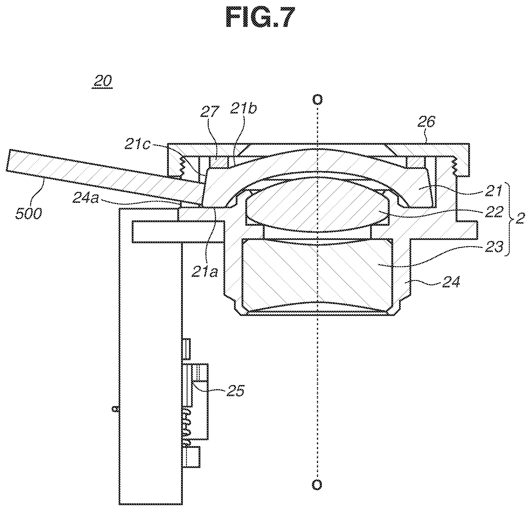 Patent US12541073 Figure 7 – Lens unit