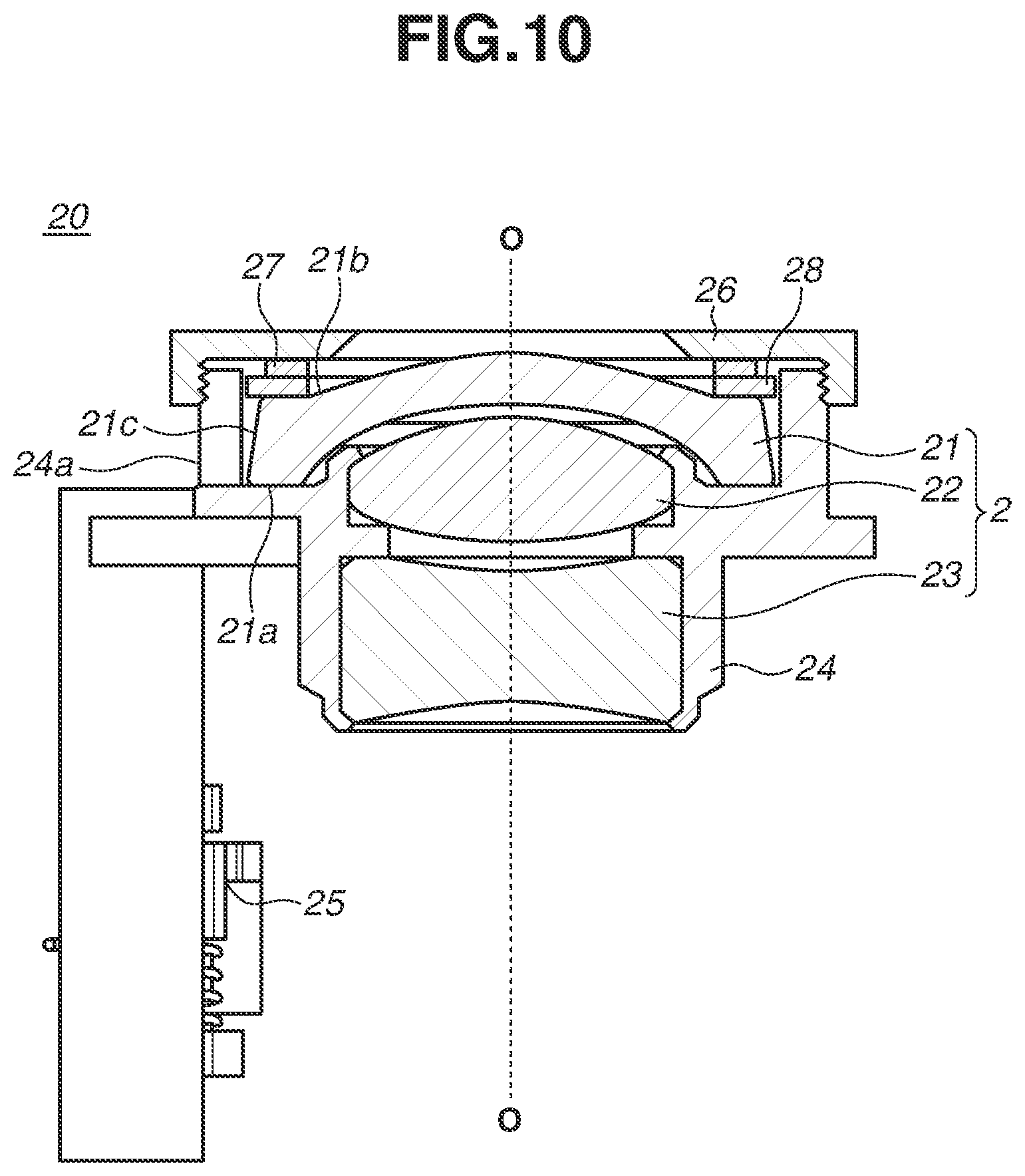 Patent US12541073 Figure 10 – Lens unit