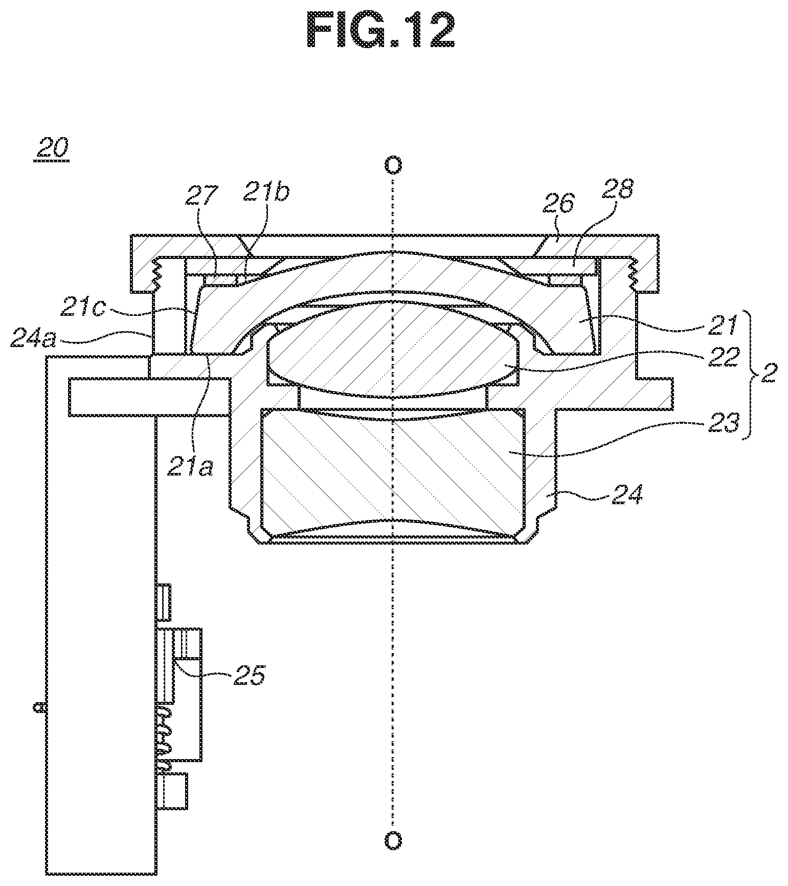 Patent US12541073 Figure 12 – Lens unit