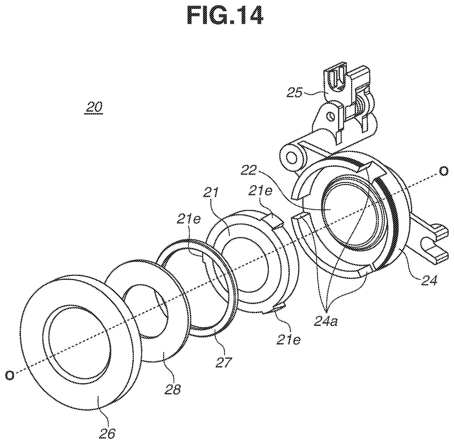 Patent US12541073 Figure 14 – Lens unit