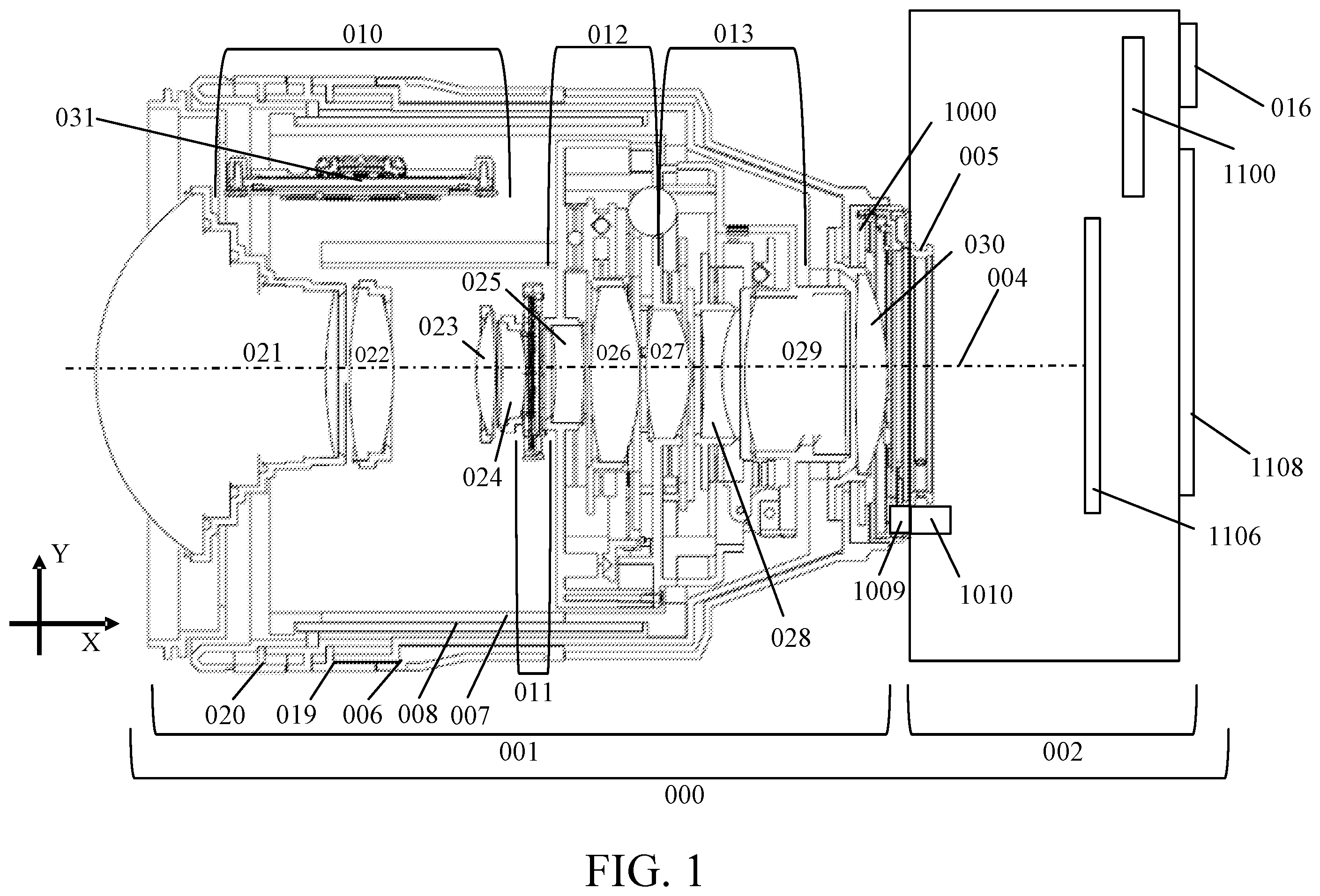 Patent US12541076 Figure 1 – Lens apparatus and image pickup apparatus