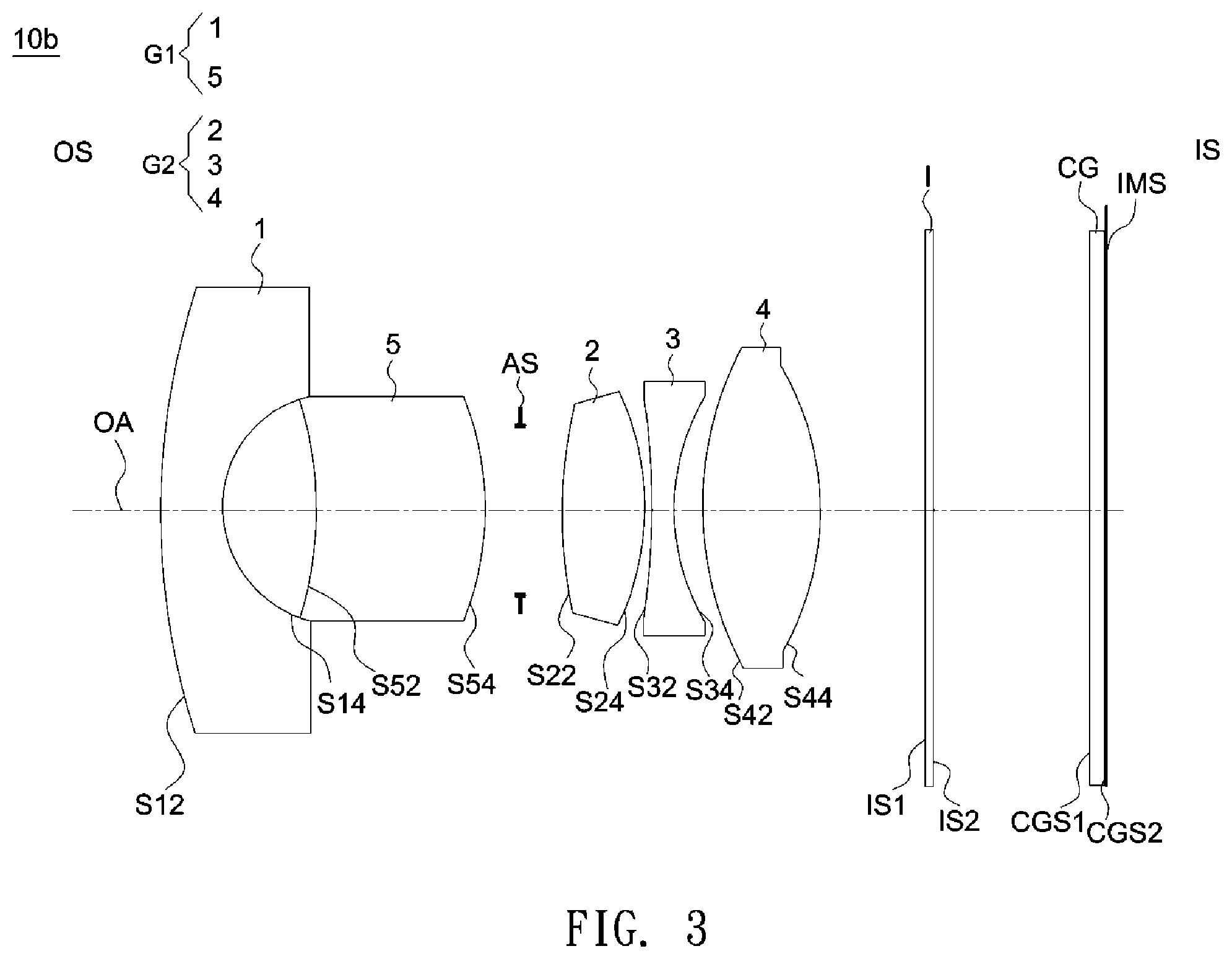 Patent US12541078 Figure 3 – Imaging lens