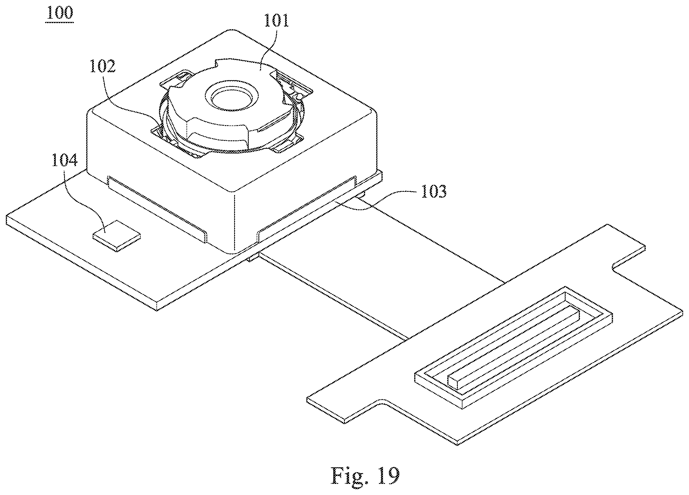 Patent US12541080 Figure 19 – Imaging system lens assembly wherein a total number of lens elements is four, imaging apparatus and electronic device