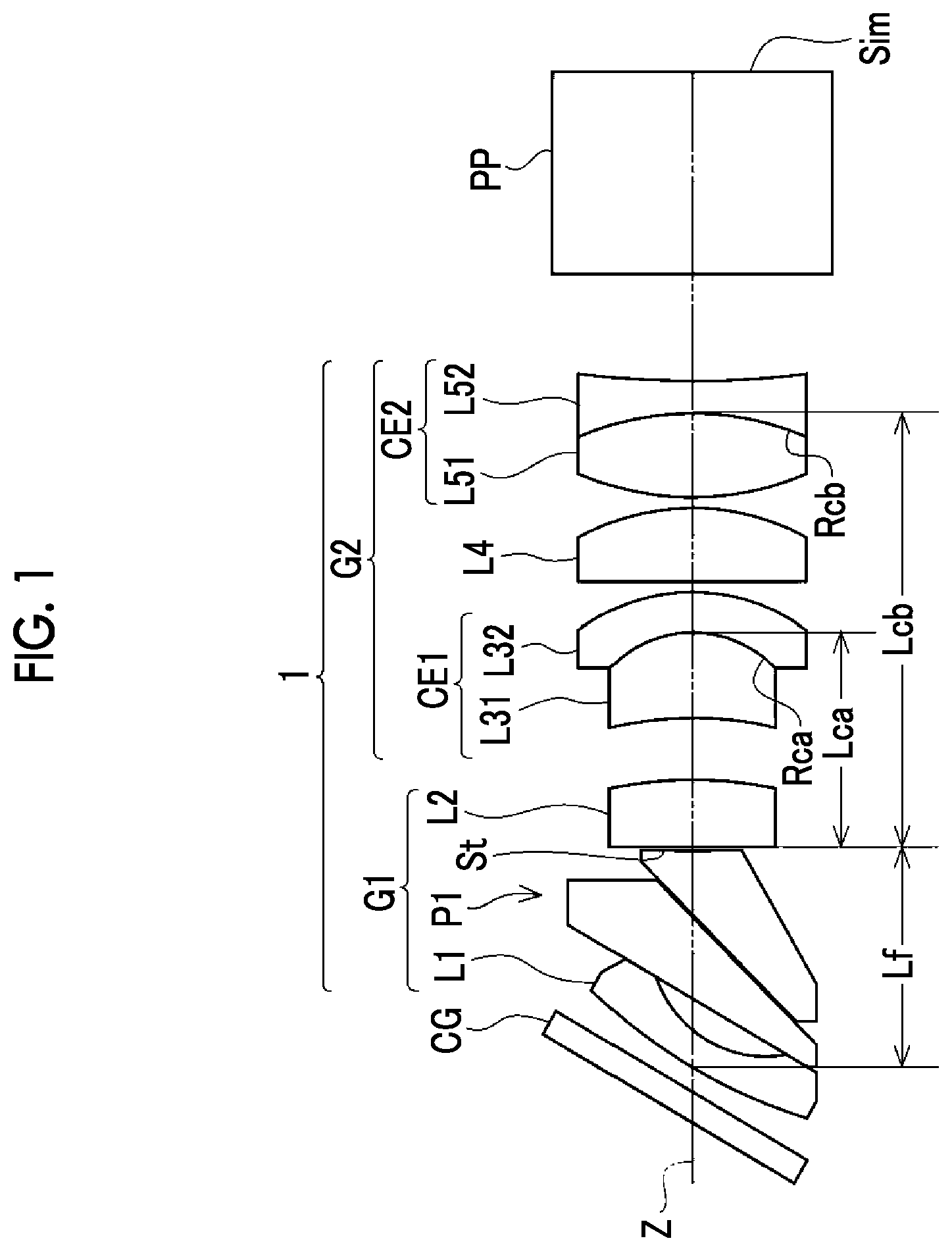 Patent US12541088 Figure 1 – Objective optical system for endoscope and endoscope