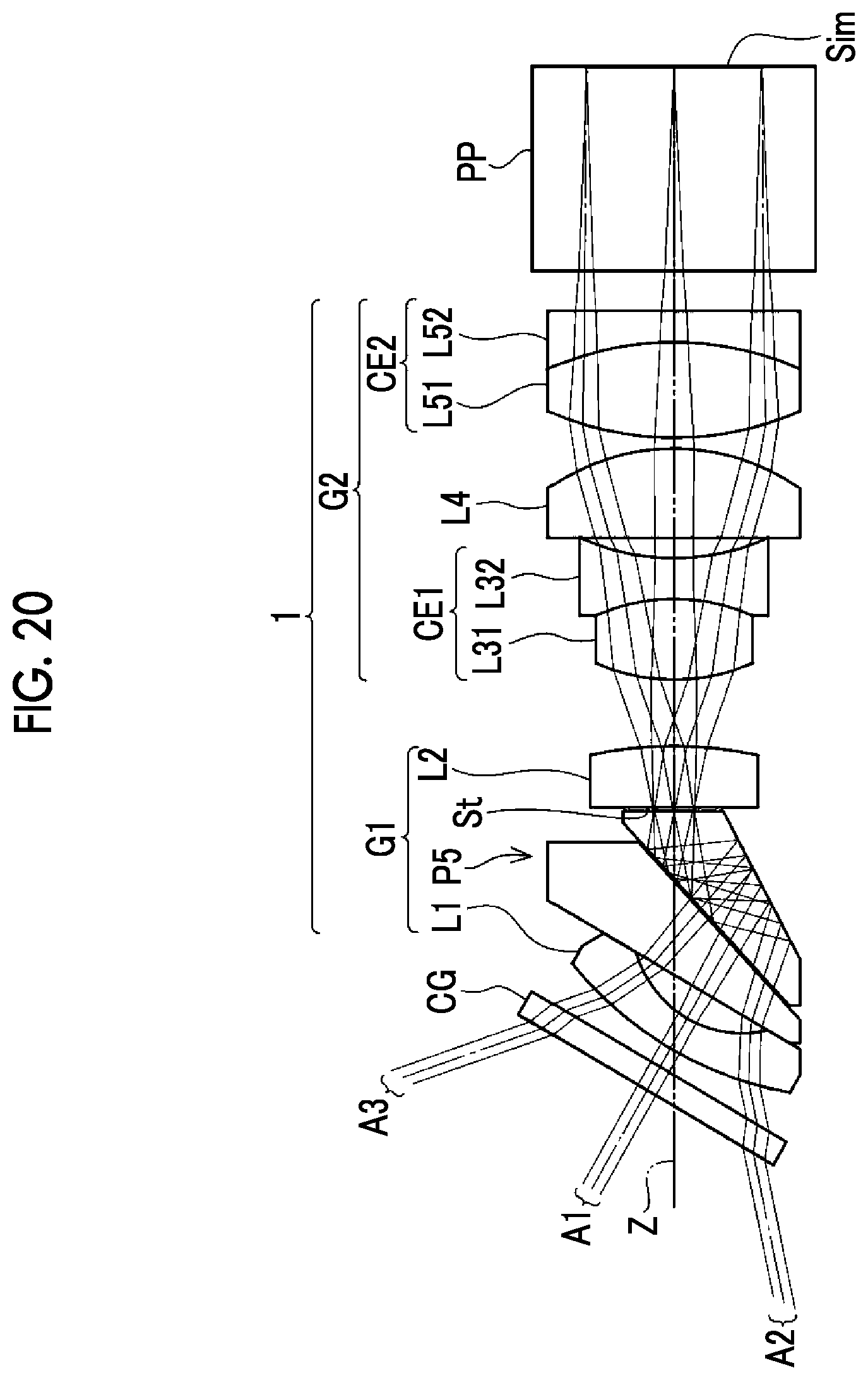 Patent US12541088 Figure 20 – Objective optical system for endoscope and endoscope