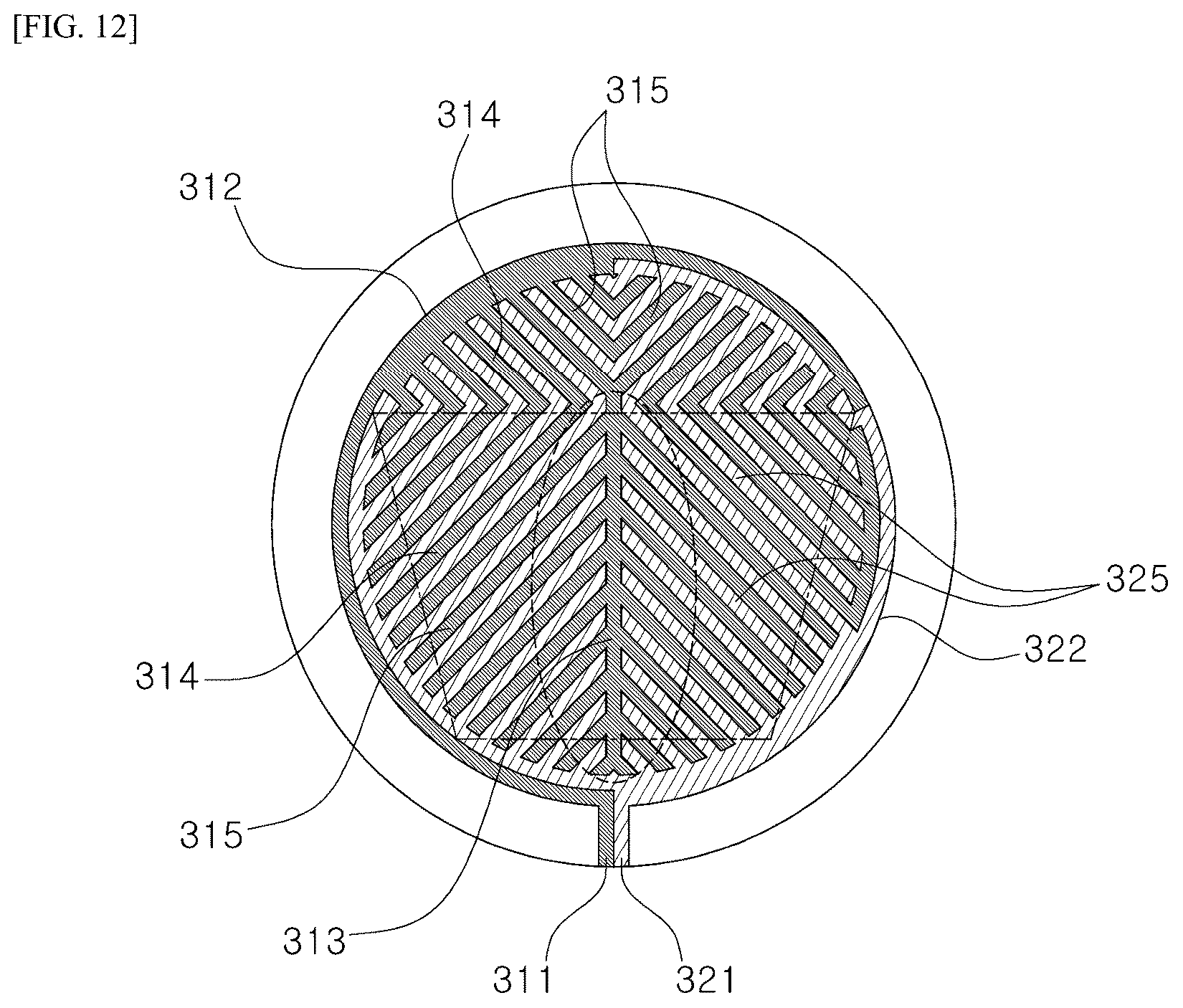 Patent US12541089 Figure 7 – Pattern electrode structure for electro-wetting device