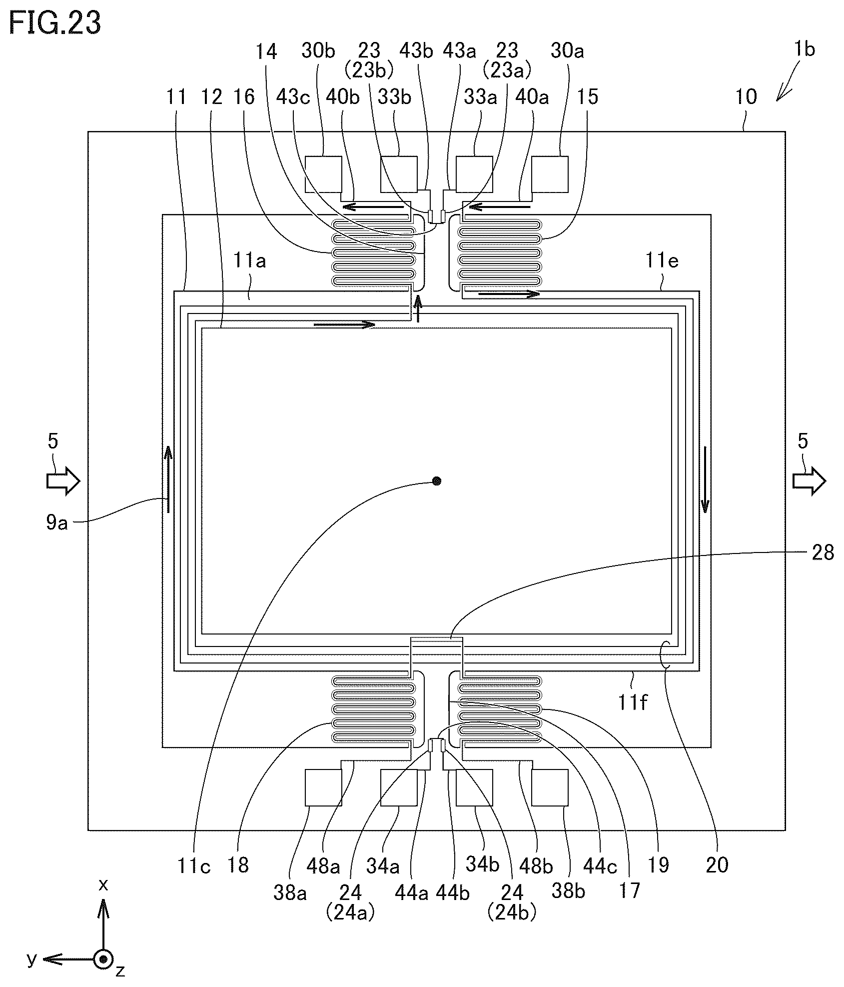 Patent US12541091 Figure 14 – MEMS mirror device and distance measuring apparatus