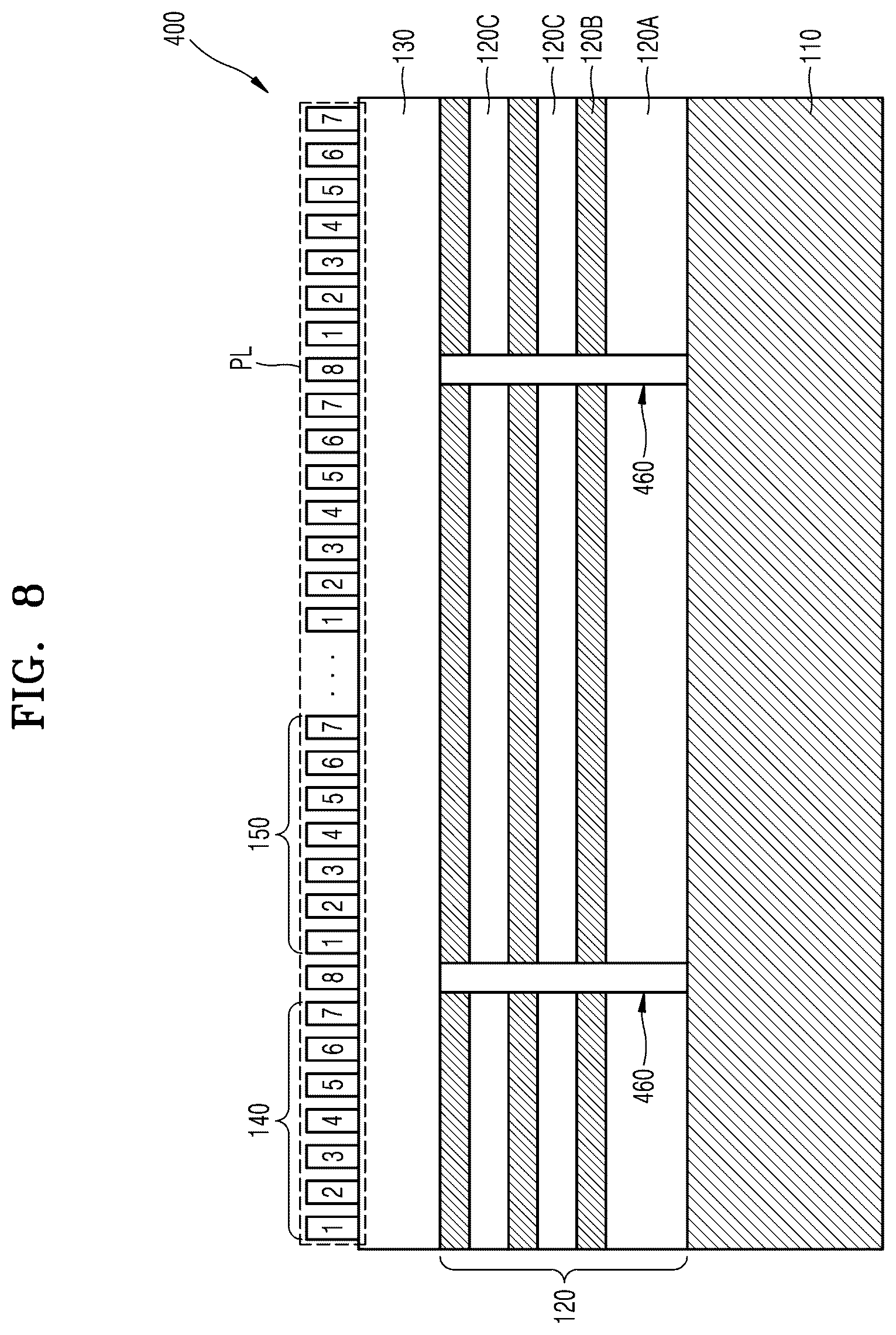 Patent US12541094 Figure 8 – Spatial light modulators, methods of driving and manufacturing the same, and apparatuses including the spatial light modulators