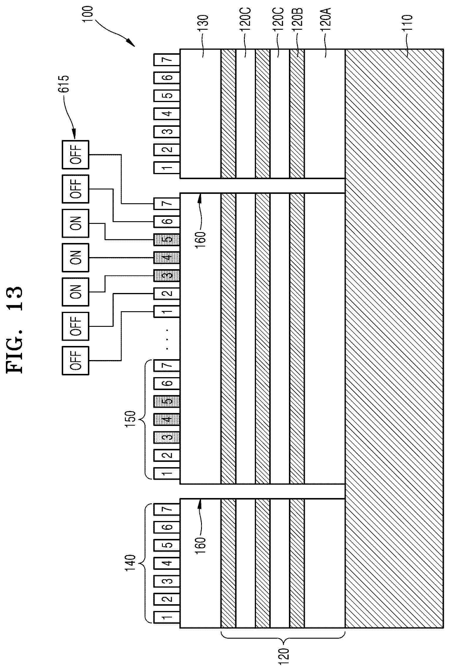 Patent US12541094 Figure 13 – Spatial light modulators, methods of driving and manufacturing the same, and apparatuses including the spatial light modulators